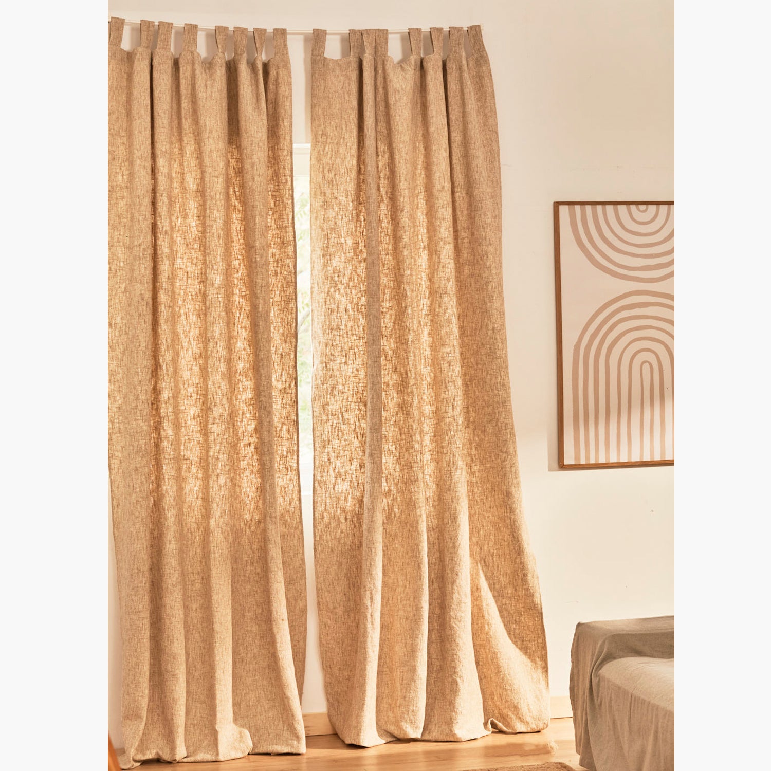 Cortina Arga 140x280 Beige - Form Design