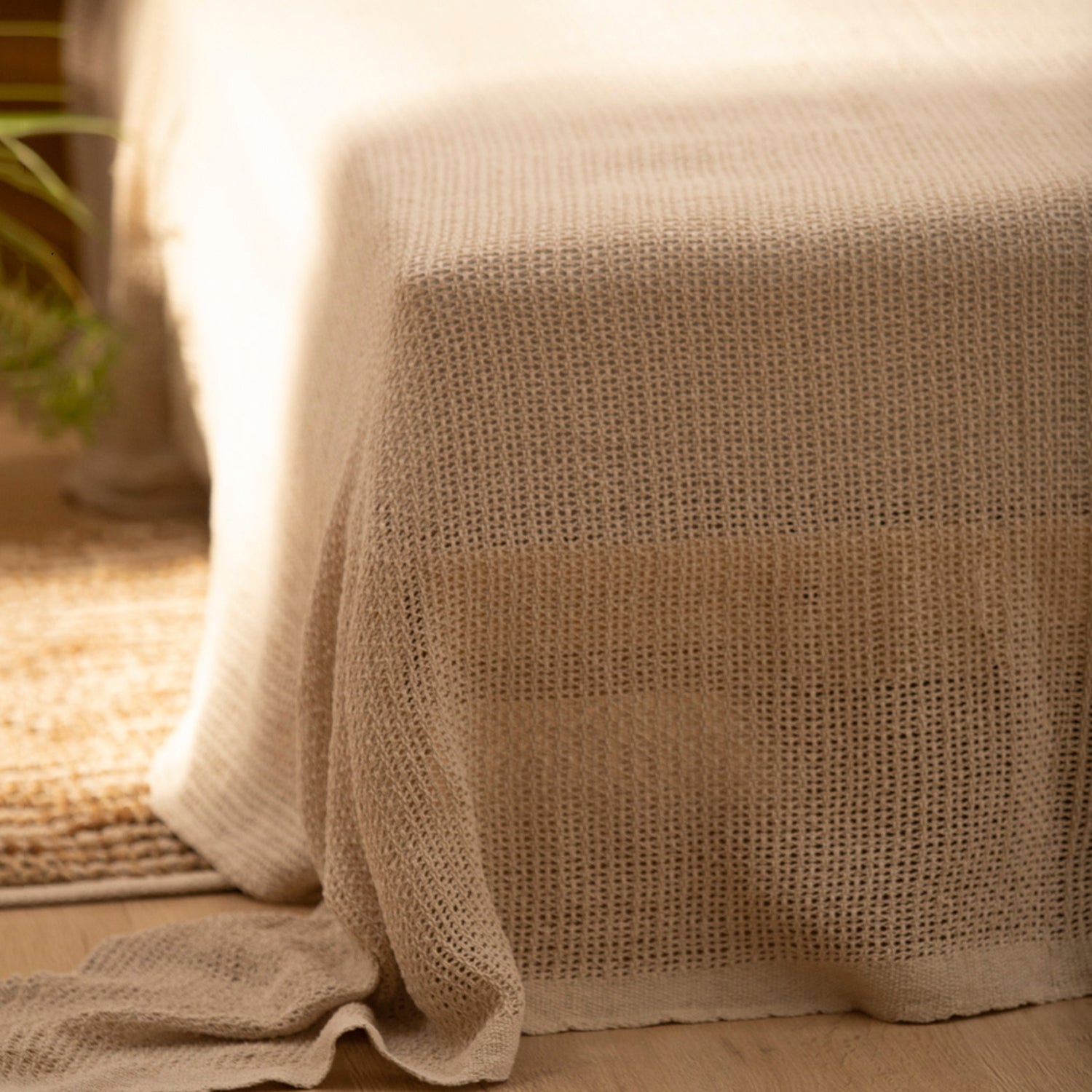 Cubrecama Red 240x260 Crudo (Cama 2 Plazas o Queen) - Form Design