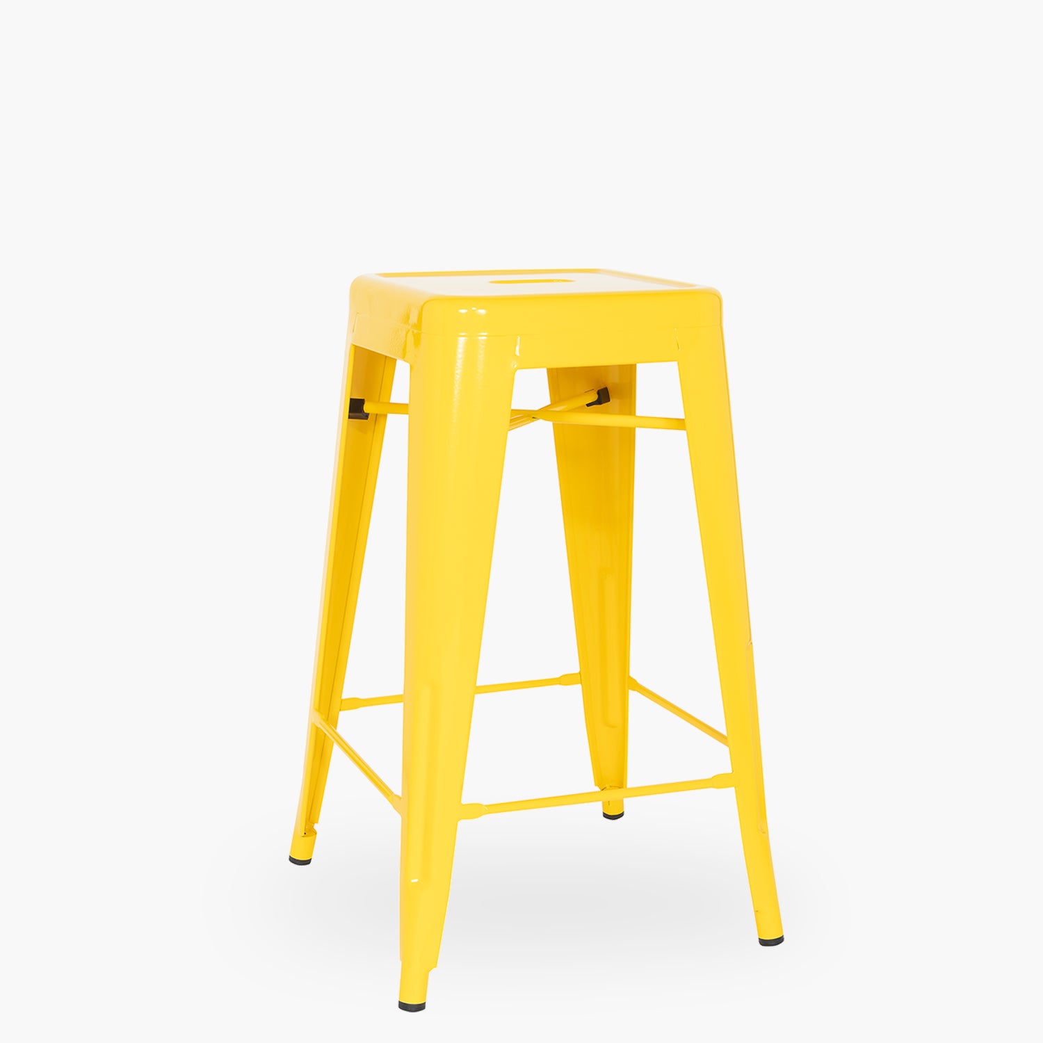 Taburete Medio 67 Tolix Amarillo