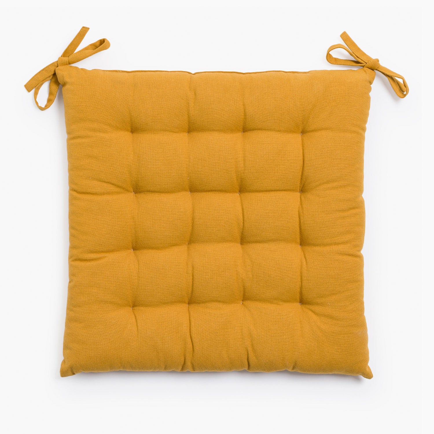 Cojin de Silla Algodón Gavema 40x40 Mostaza - Form Design