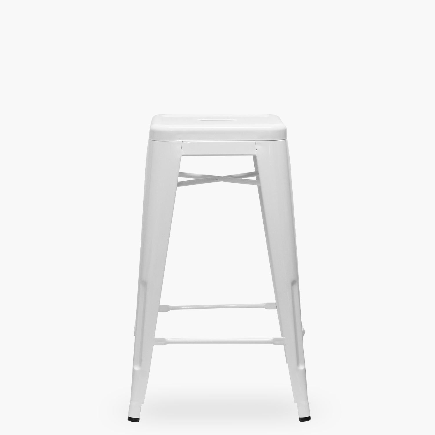 Taburete Medio 67 Tolix Blanco - Form Design
