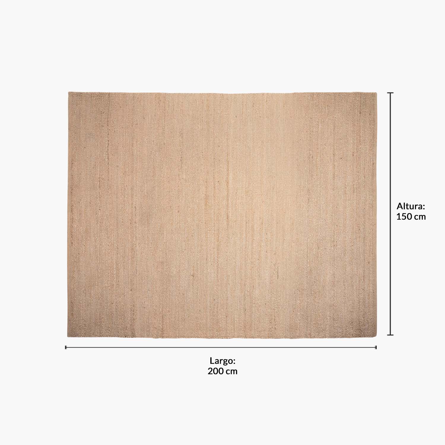 Alfombra Yute Sahara 150x200 Crudo - Form Design