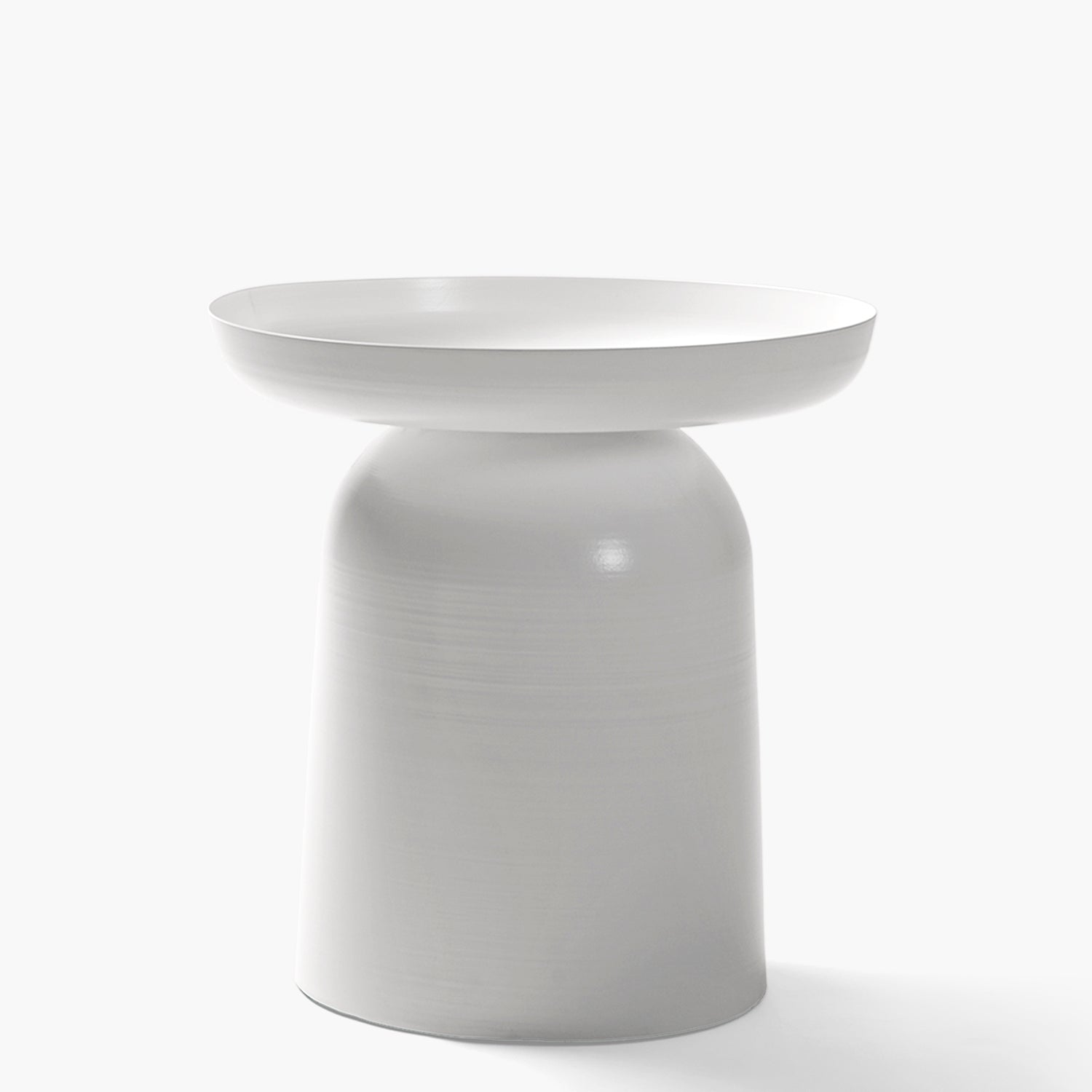 Mesa Lateral Metálica Otelo Blanco - Form Design