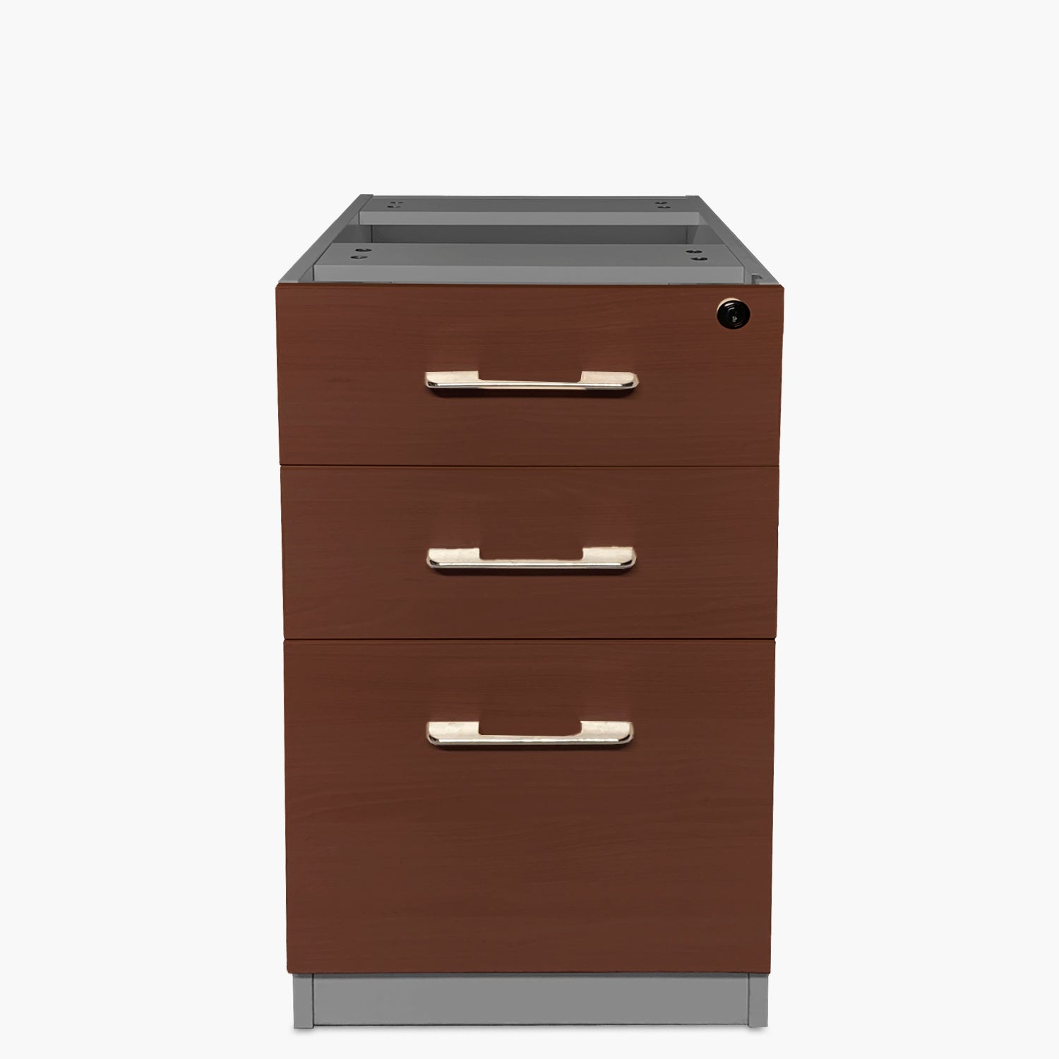 Cajonera Melamina Pedestal Wengue/Gris - Form Design