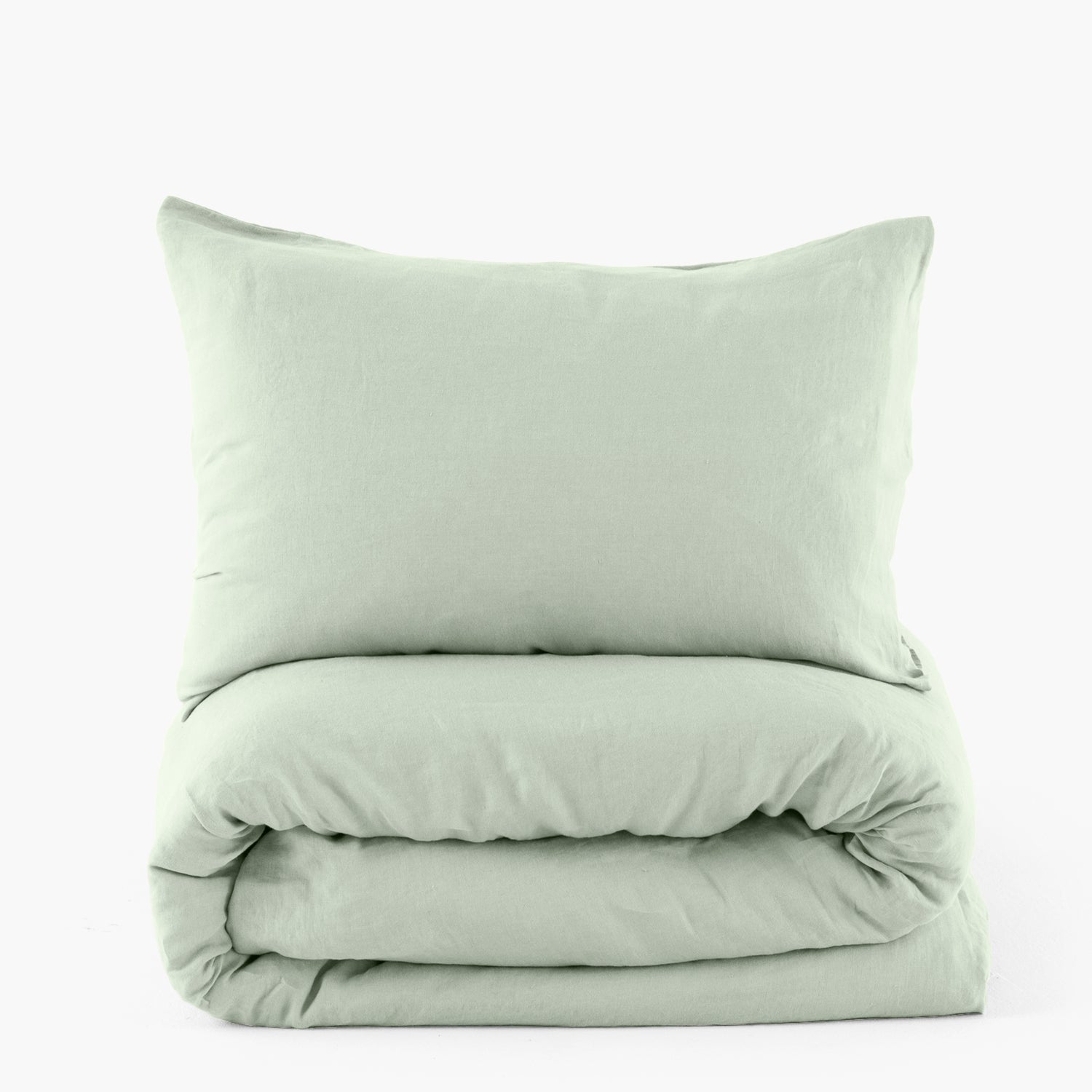 Funda Plumón 100% Lino Portofino King/Super King Menta - Form Design
