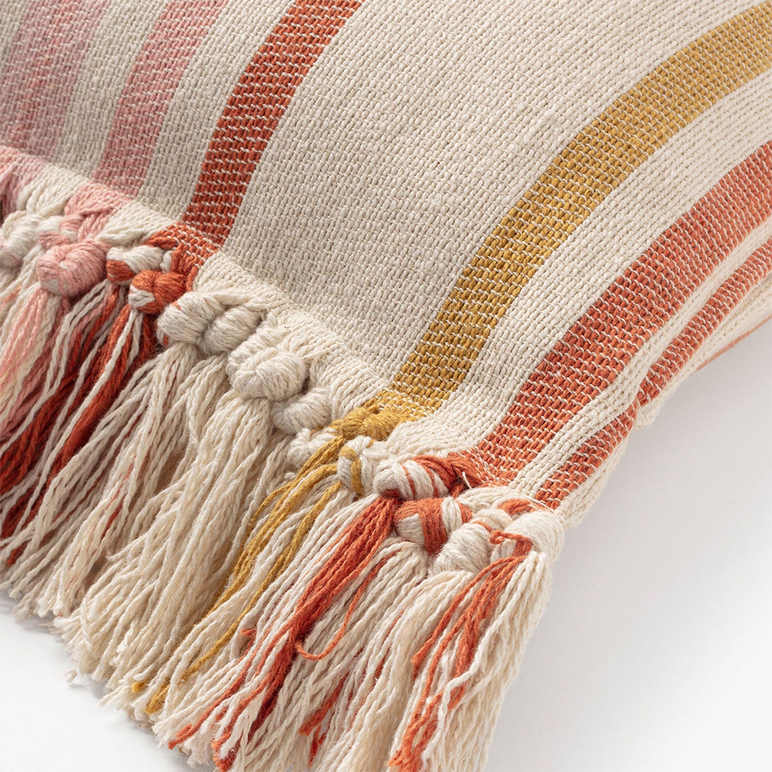 Funda Cojin Algodon Juarez 30x60 Mostaza