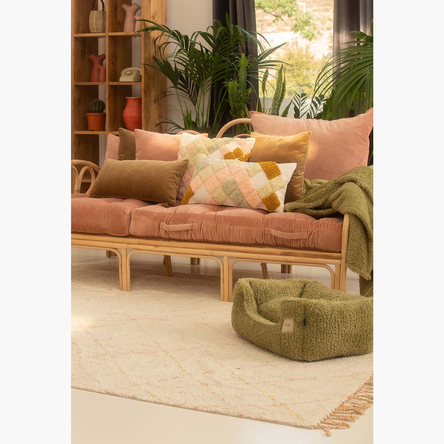 Funda Cojin Elsa 30x60 Verde