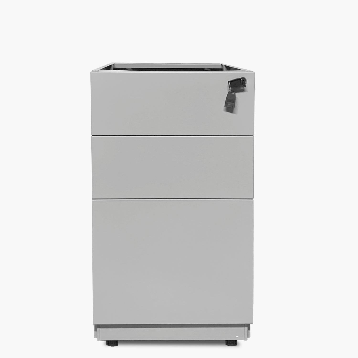 Cajonera Metálica Pedestal Gris Claro - Form Design