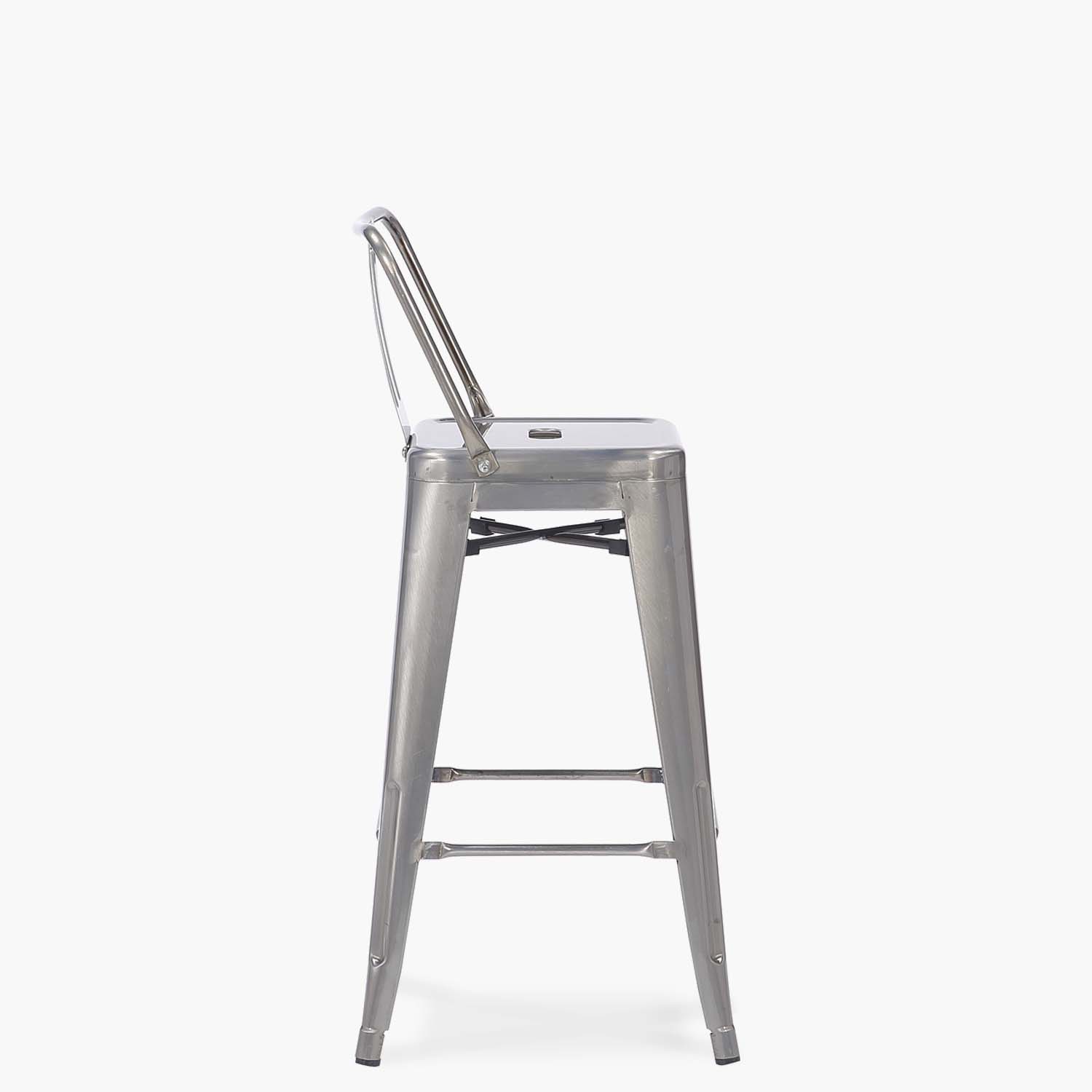 Taburete Medio 67 Tolix c/resp Metal - Form Design