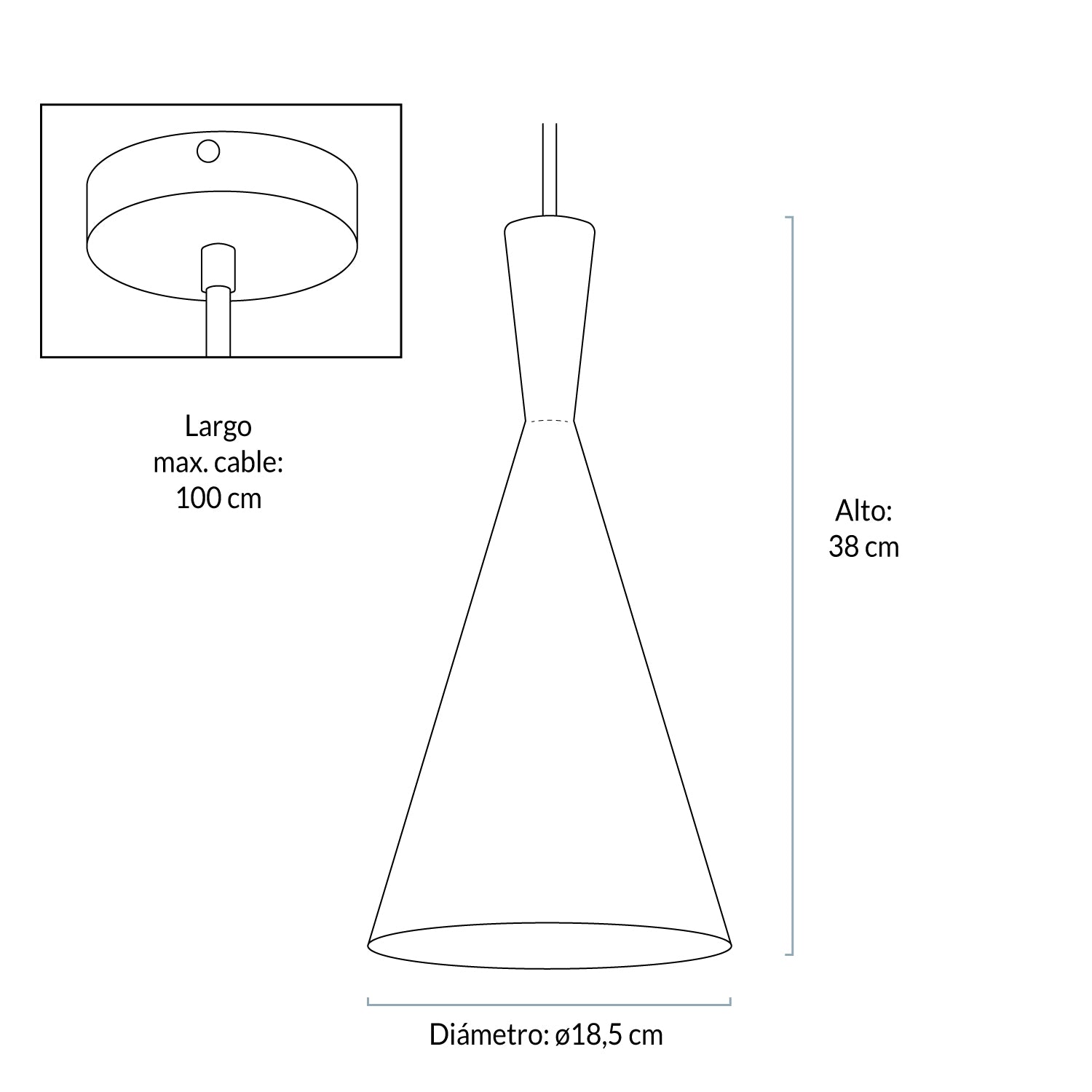 Lámpara de Colgar Beat Shade Flute (Réplica) - Form Design