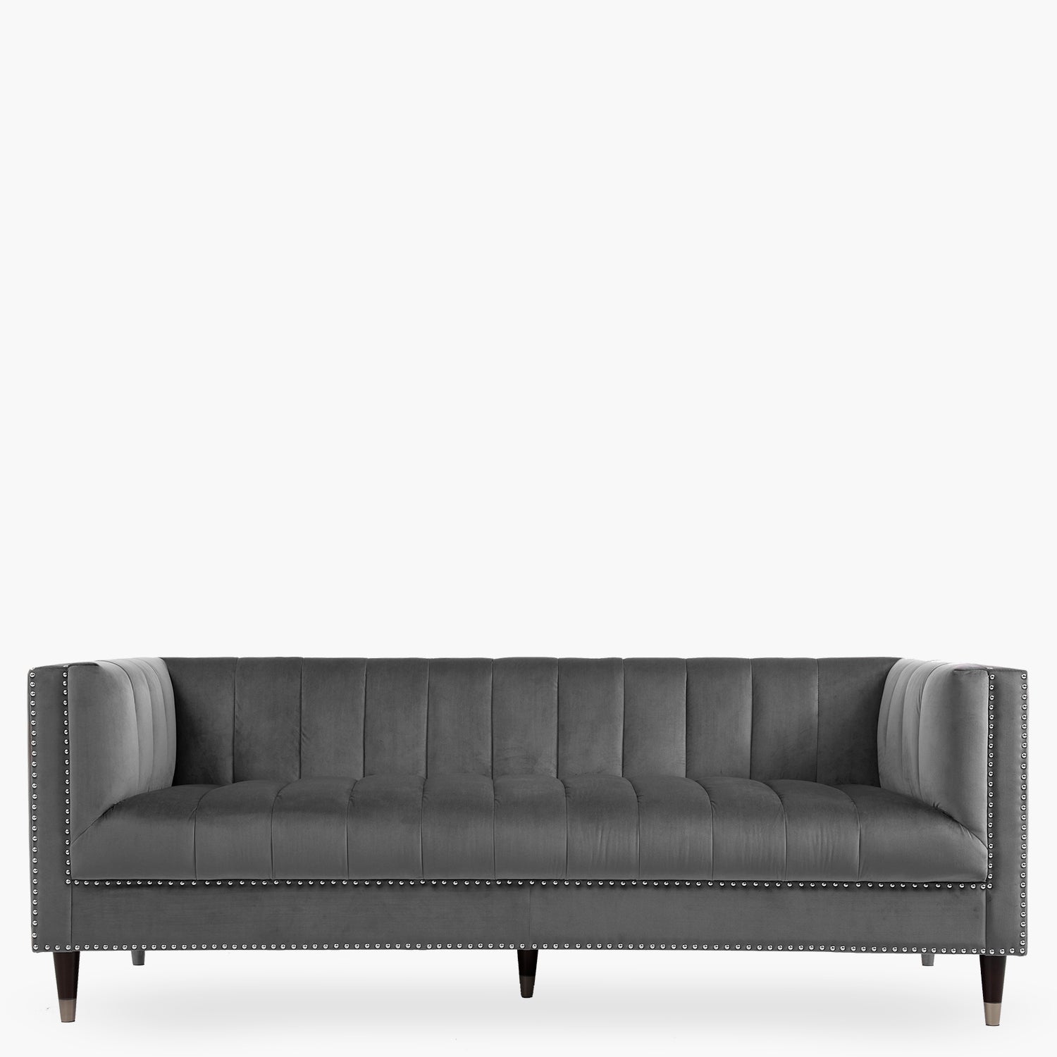 Sofá Caravan velvet gris - Form Design