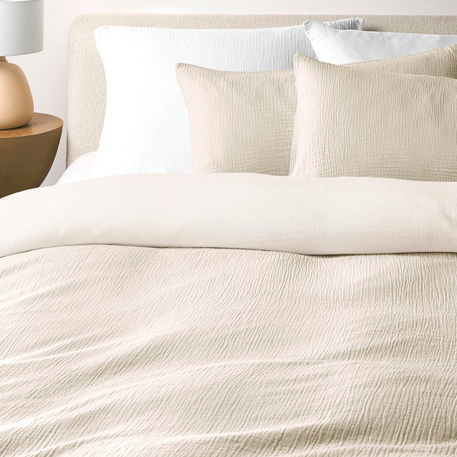 Funda Plumón 100% Algodón Positano King/Super King Natural - Form Design