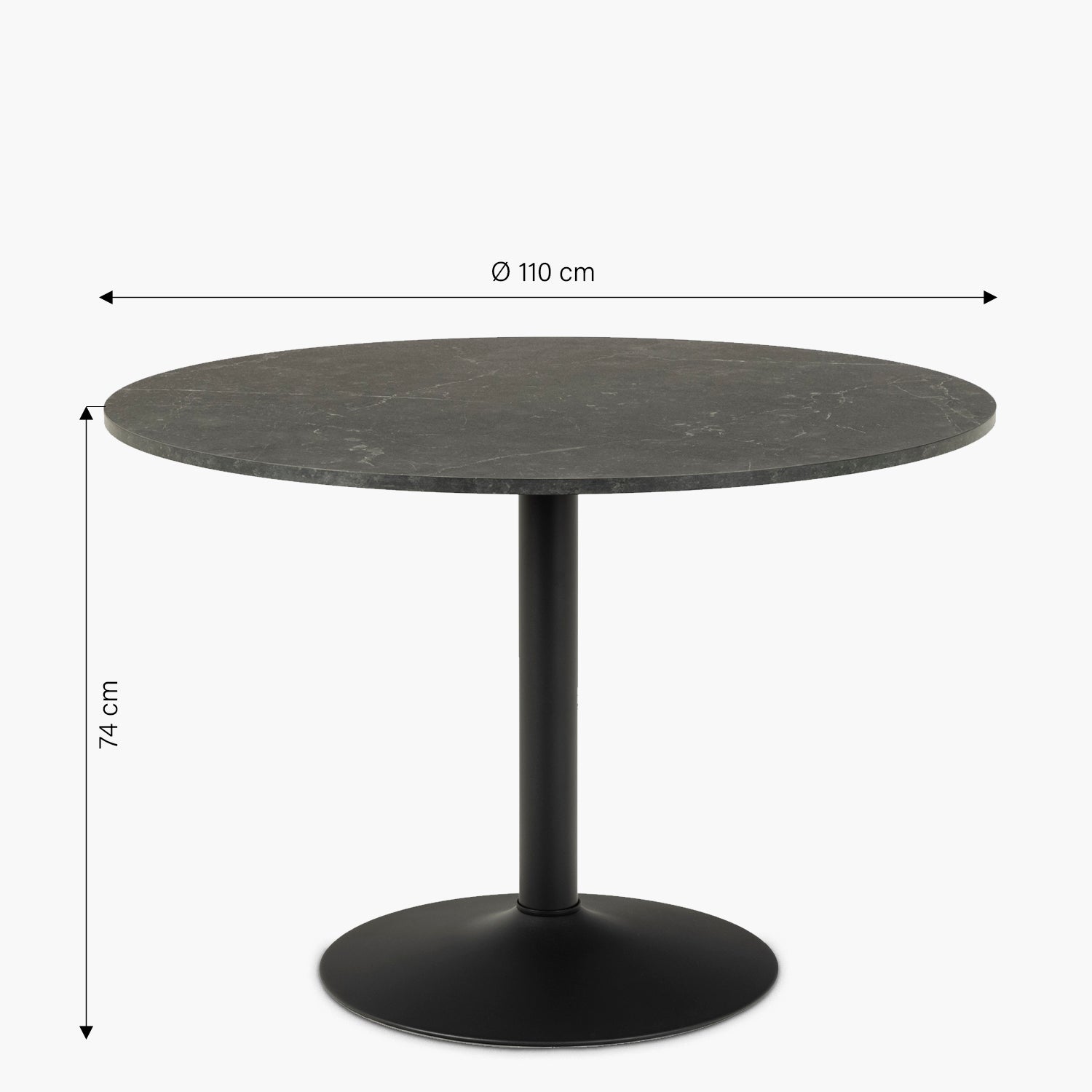 Mesa Comedor Madrid Negro - Form Design