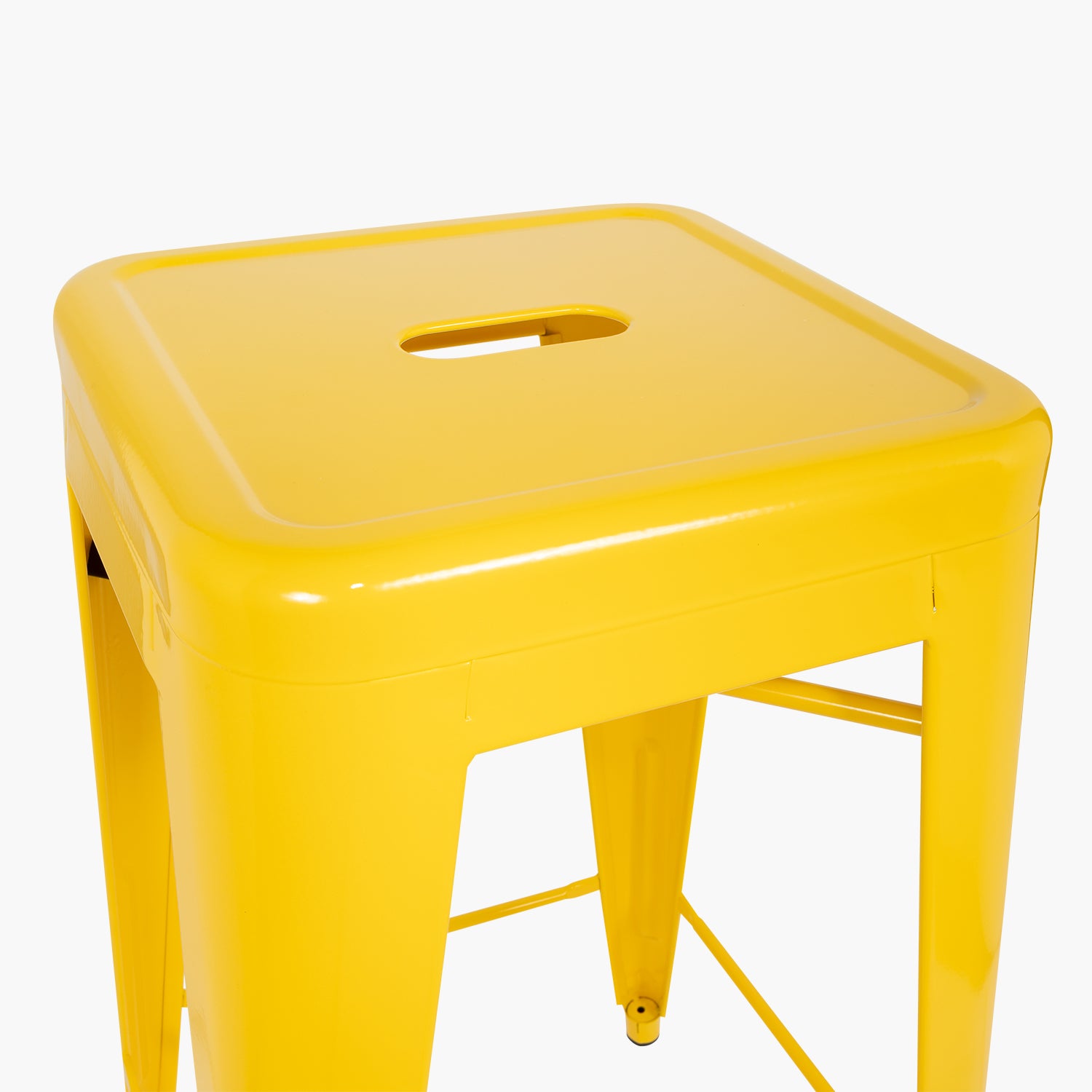 Taburete Medio 67 Tolix Amarillo