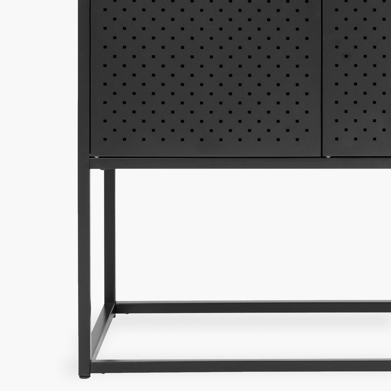 Arrimo medio Newton 3 puertas Negro - Form Design