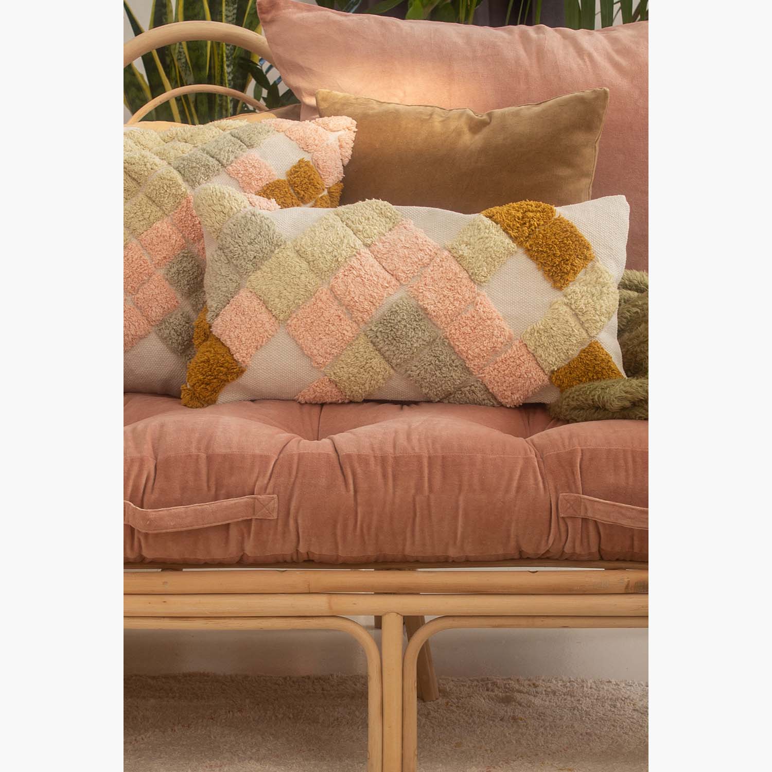 Funda Cojin Elsa 30x60 Verde