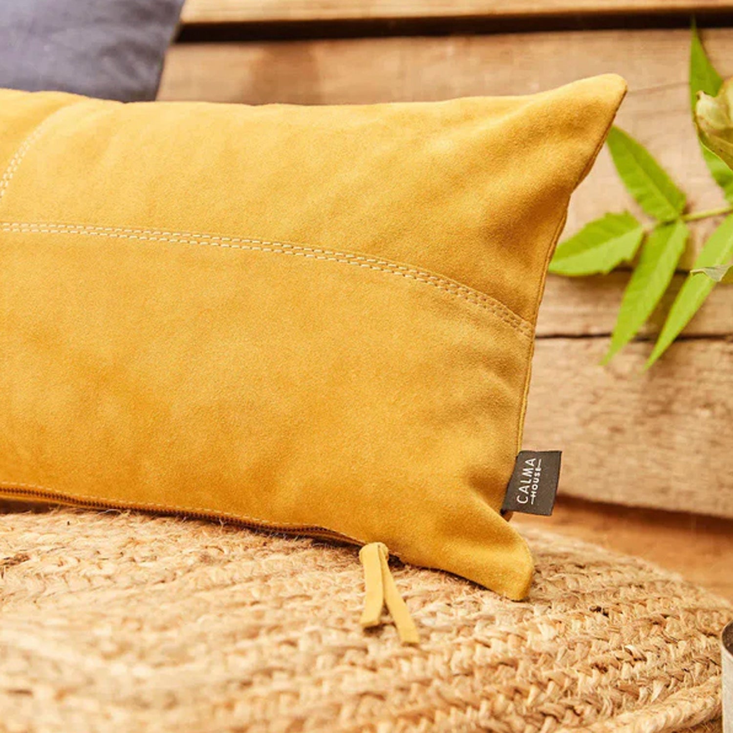 Funda Cojin Hamza 30x60 Mostaza - Form Design