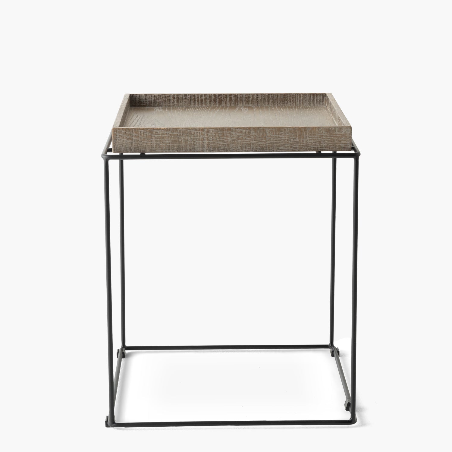 Mesa Lateral Danubio Roble Envejecido - Form Design