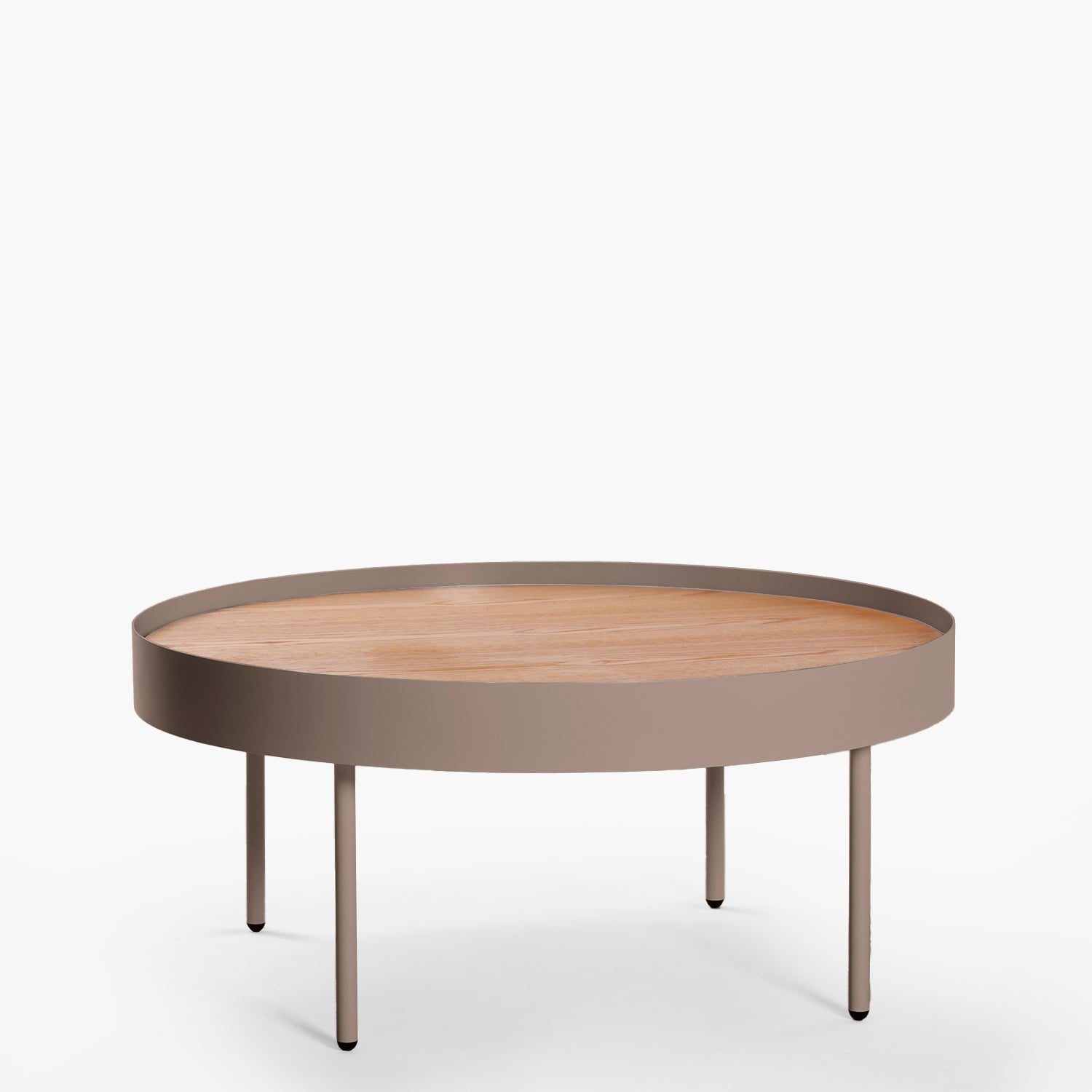 Mesa Centro Teo Taupe - Form Design