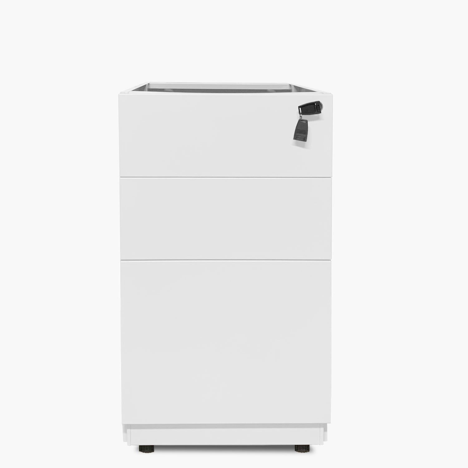 Cajonera Metálica Pedestal Blanco - Form Design