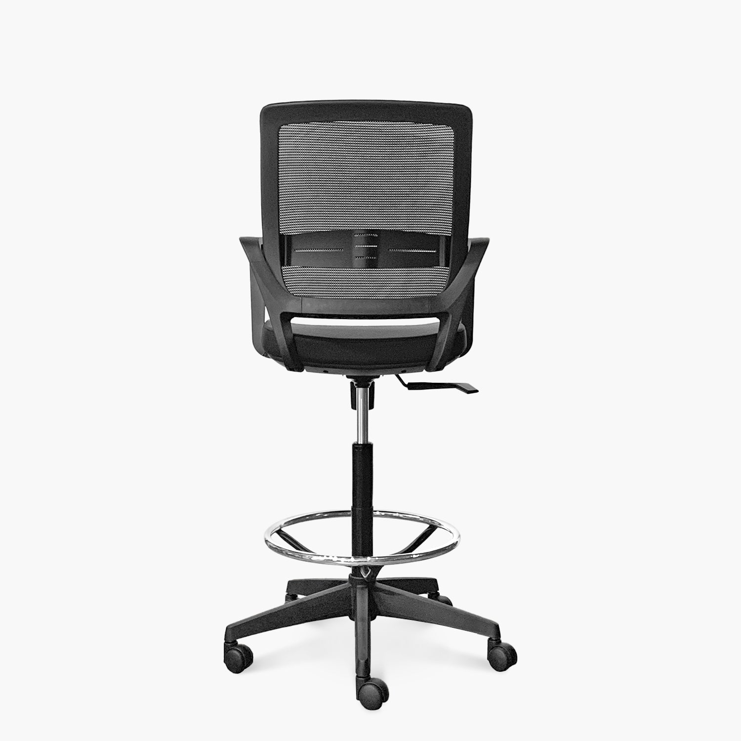 Silla Oficina Job con Aro Cajero Negro - Form Design