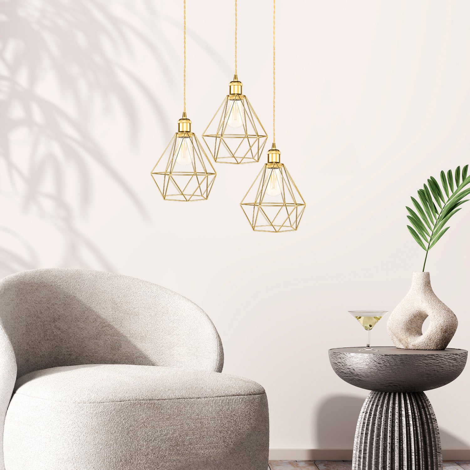 Lámpara de Colgar Prisma Bronce - Form Design