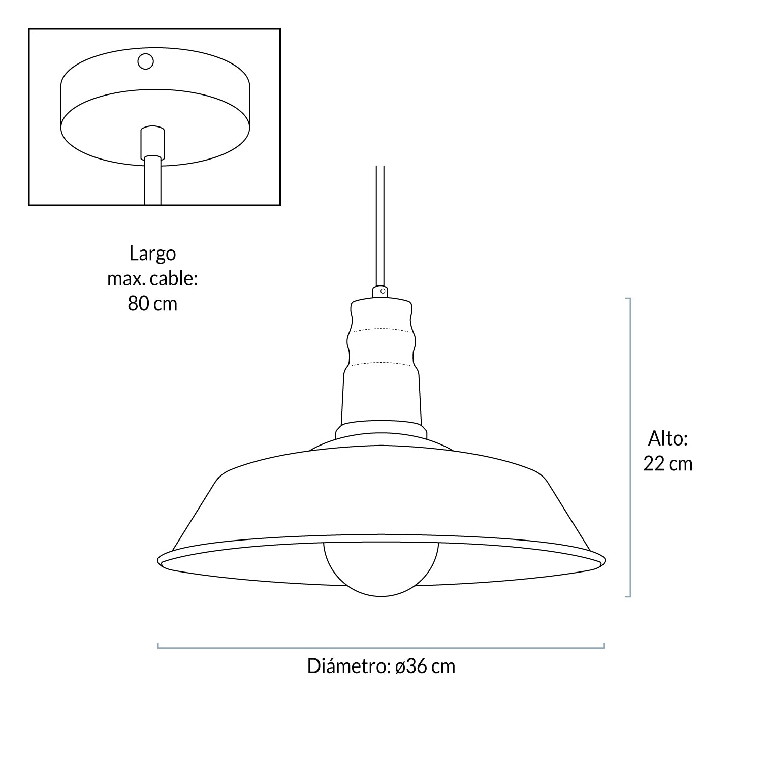 Lámpara de Colgar ISI Blanco - Form Design
