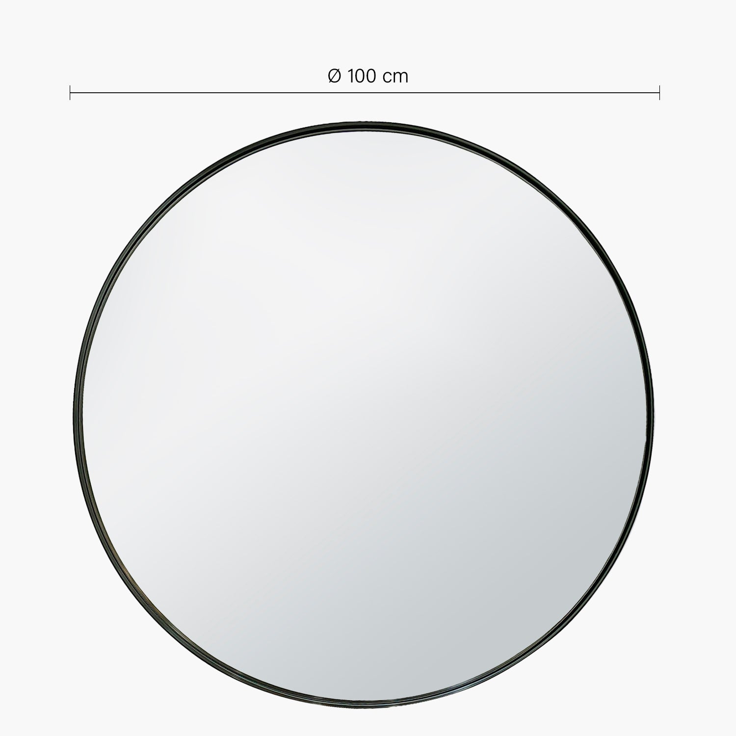 Espejo Clementina 100 Negro - Form Design