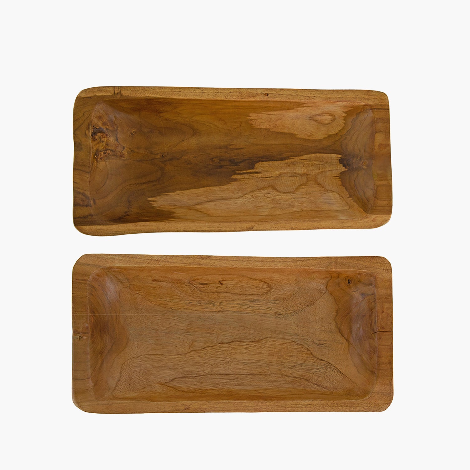 Set Bandejas Guara Teca Natural