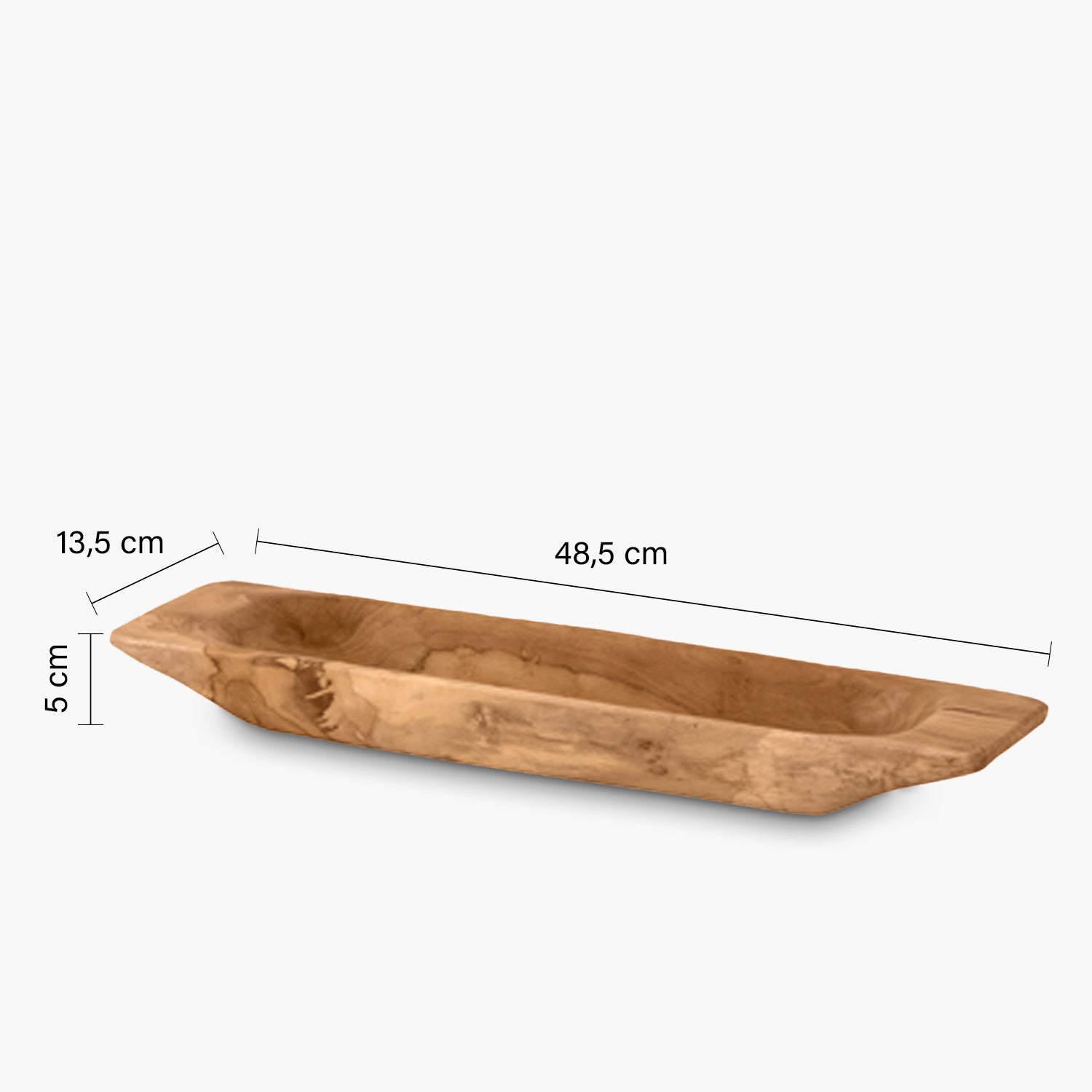 Bandeja Kora Teca Natural