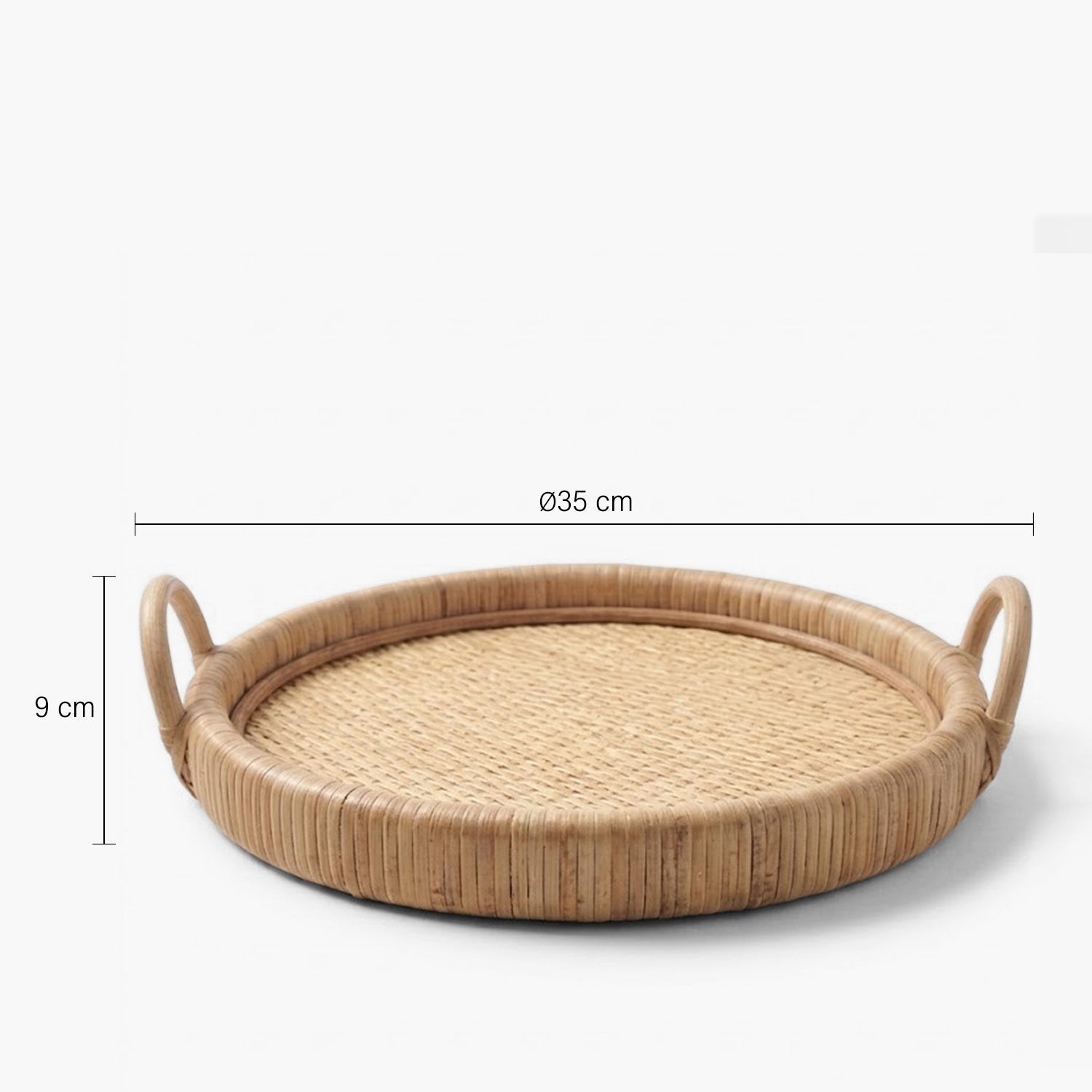 Bandeja Zuri Ratan Natural