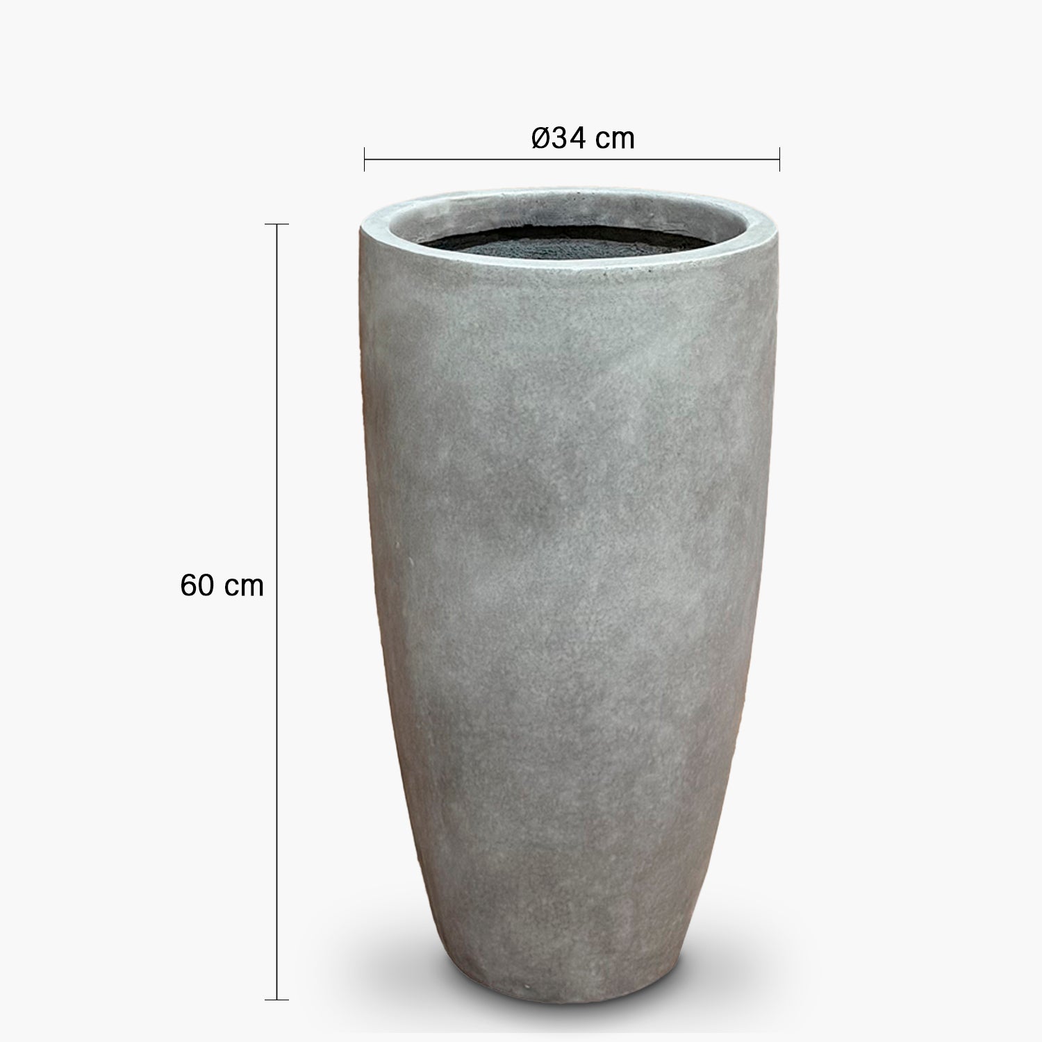 Macetero Lauca 60 Gris - Form Design