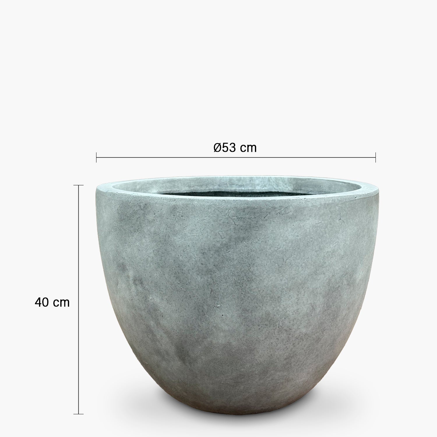 Macetero Lauca 40 Gris - Form Design