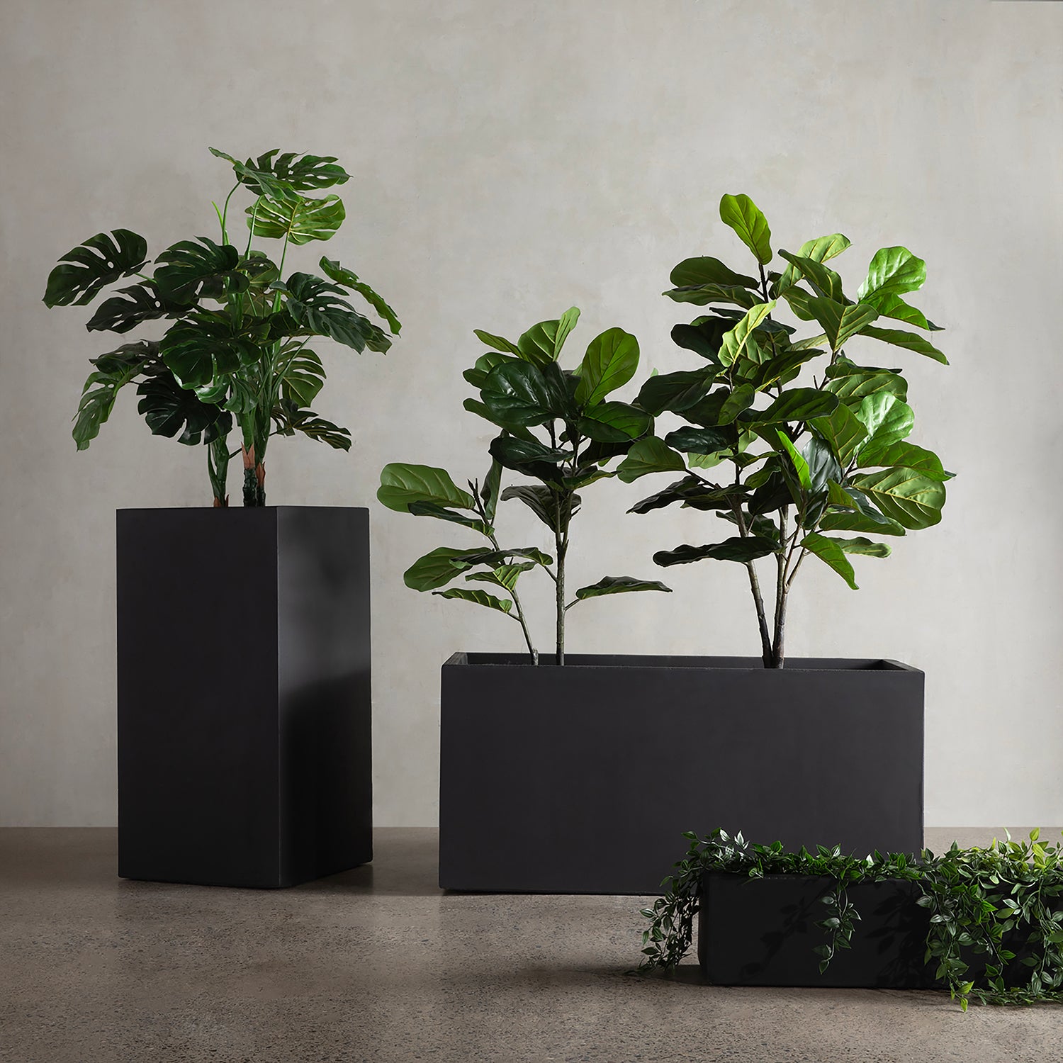 Macetero Patagonia Alto 60 Negro