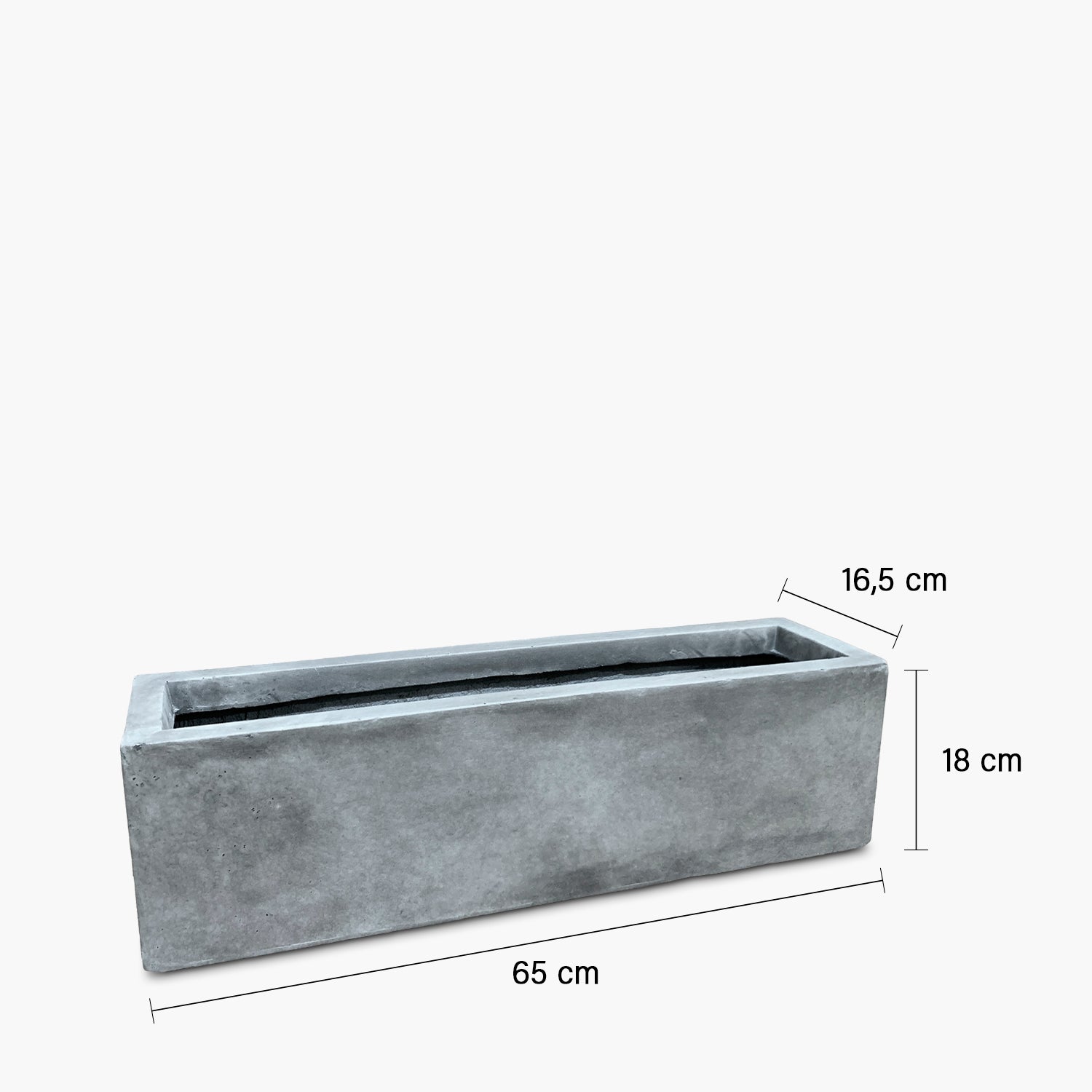 Macetero Patagonia Bajo 18 Gris - Form Design
