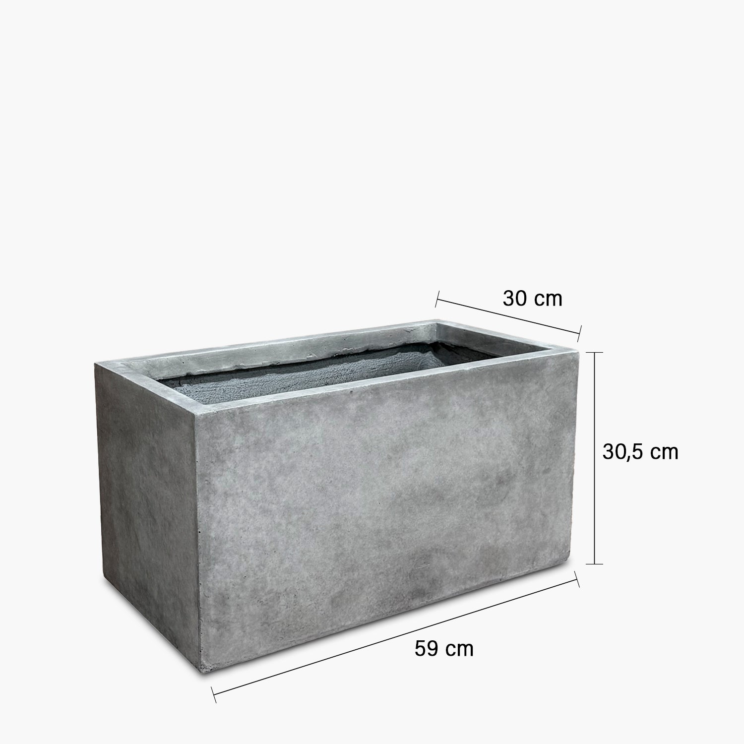 Macetero Patagonia Medio 30 Gris - Form Design