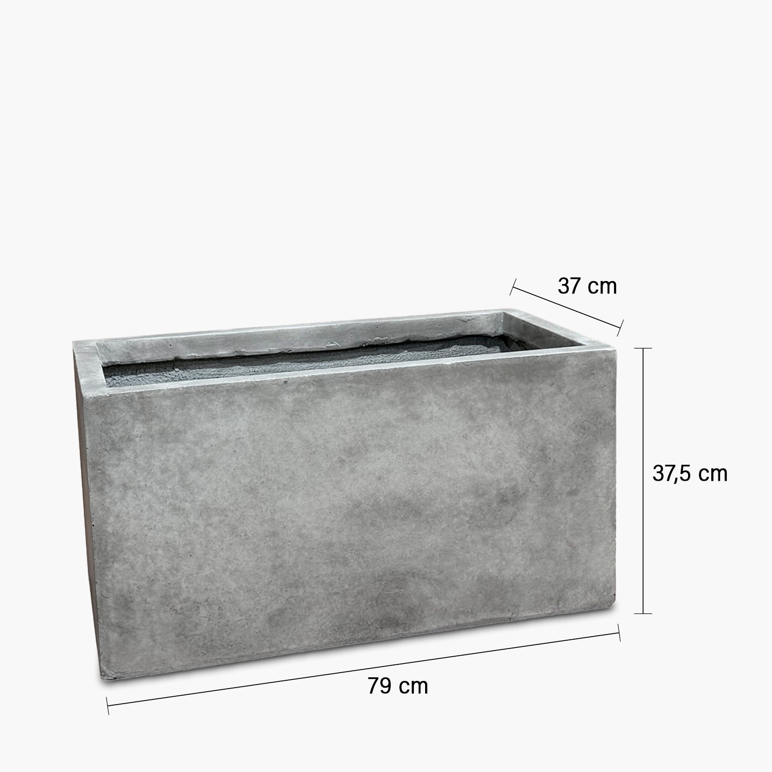 Macetero Patagonia Medio 37 Gris - Form Design