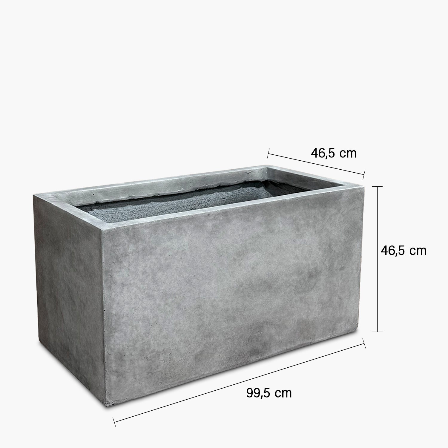 Macetero Patagonia Medio 46 Gris - Form Design