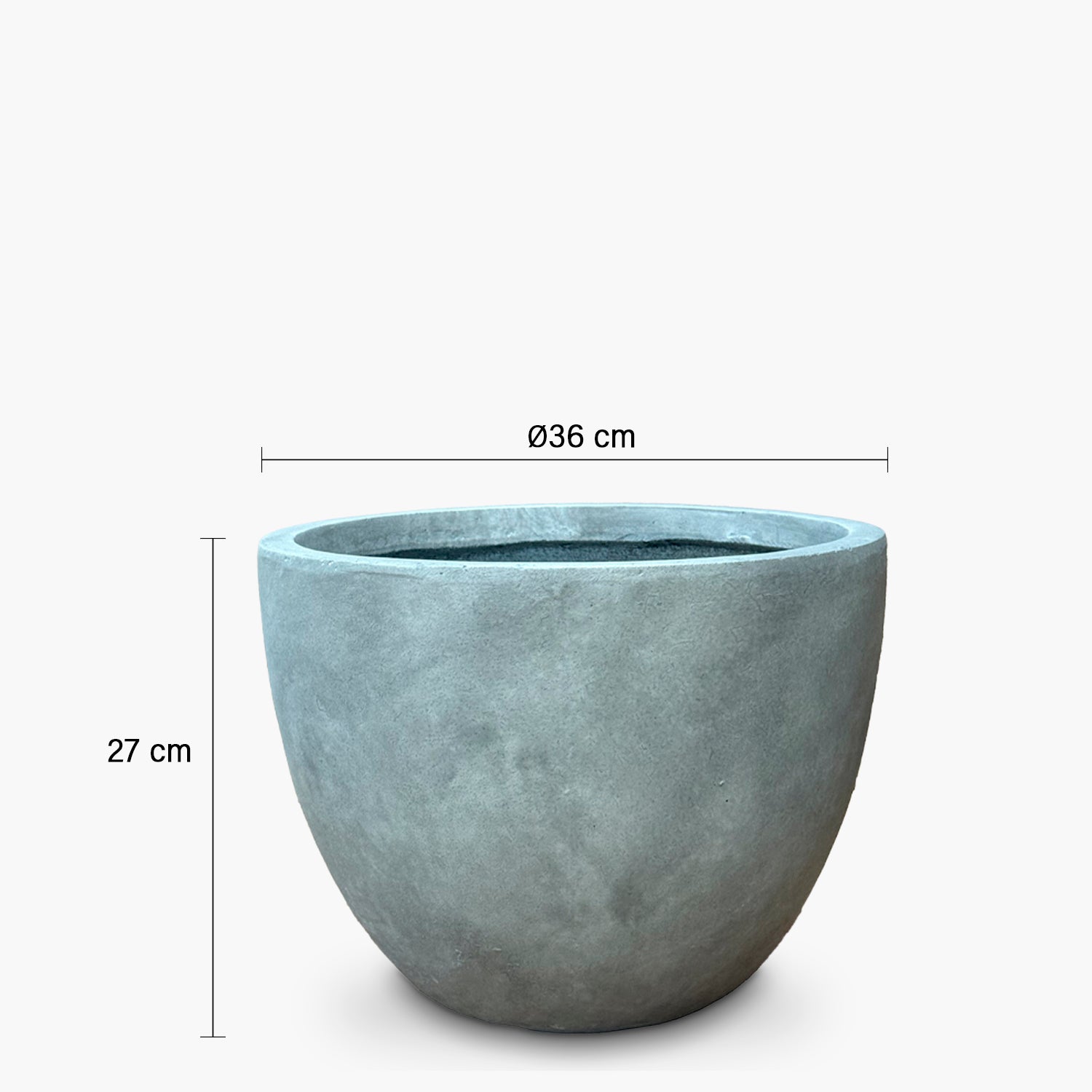 Macetero Lauca 27 Gris - Form Design