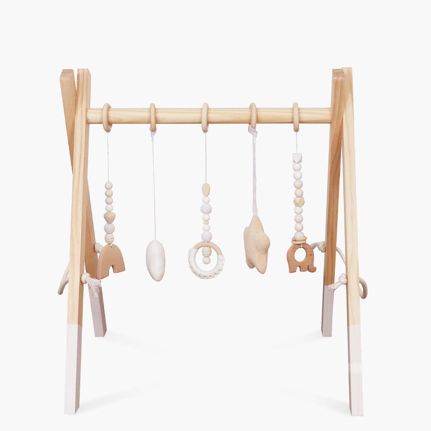 Gimnasio Infantil de Madera Aura Natura/Blanco - Form Design