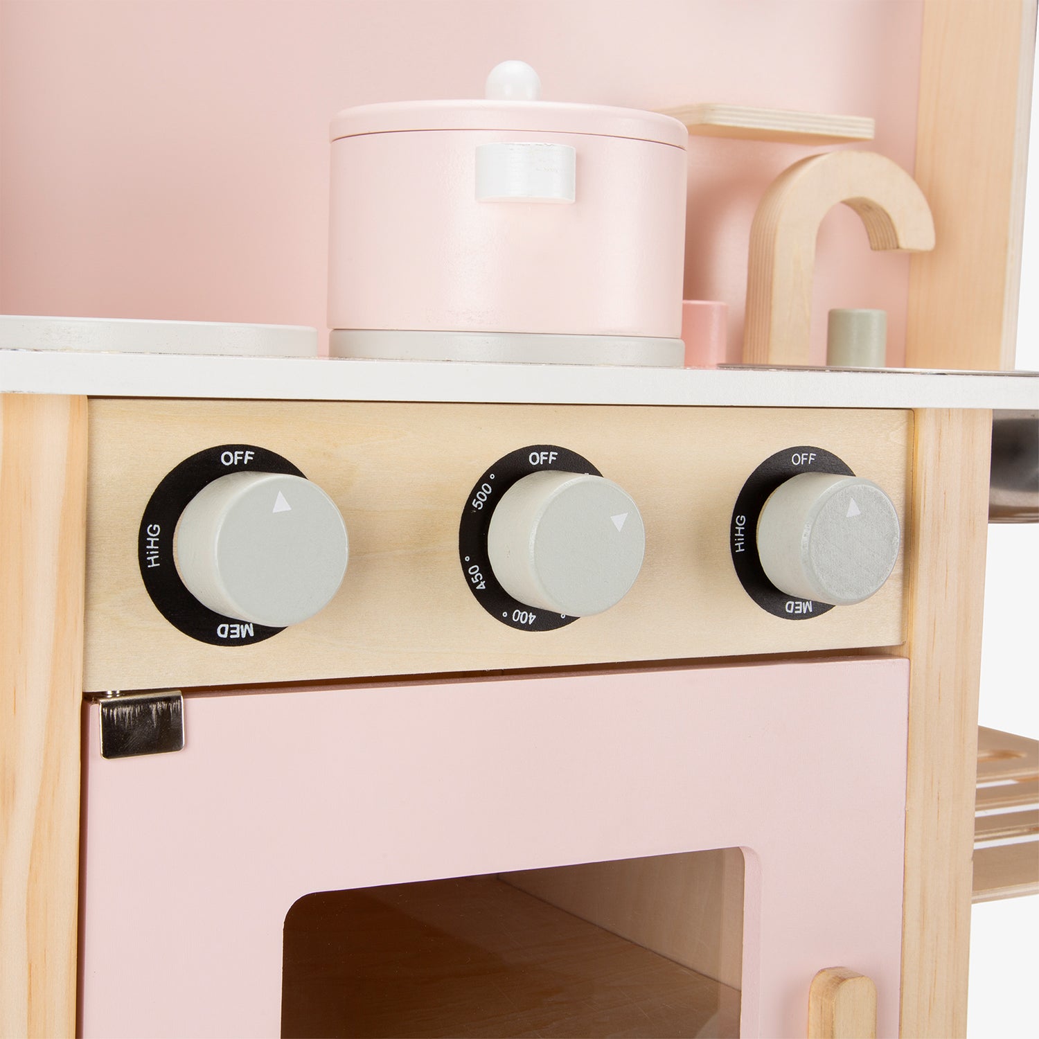 Cocina Infantil de Madera Maia Rosado - Form Design