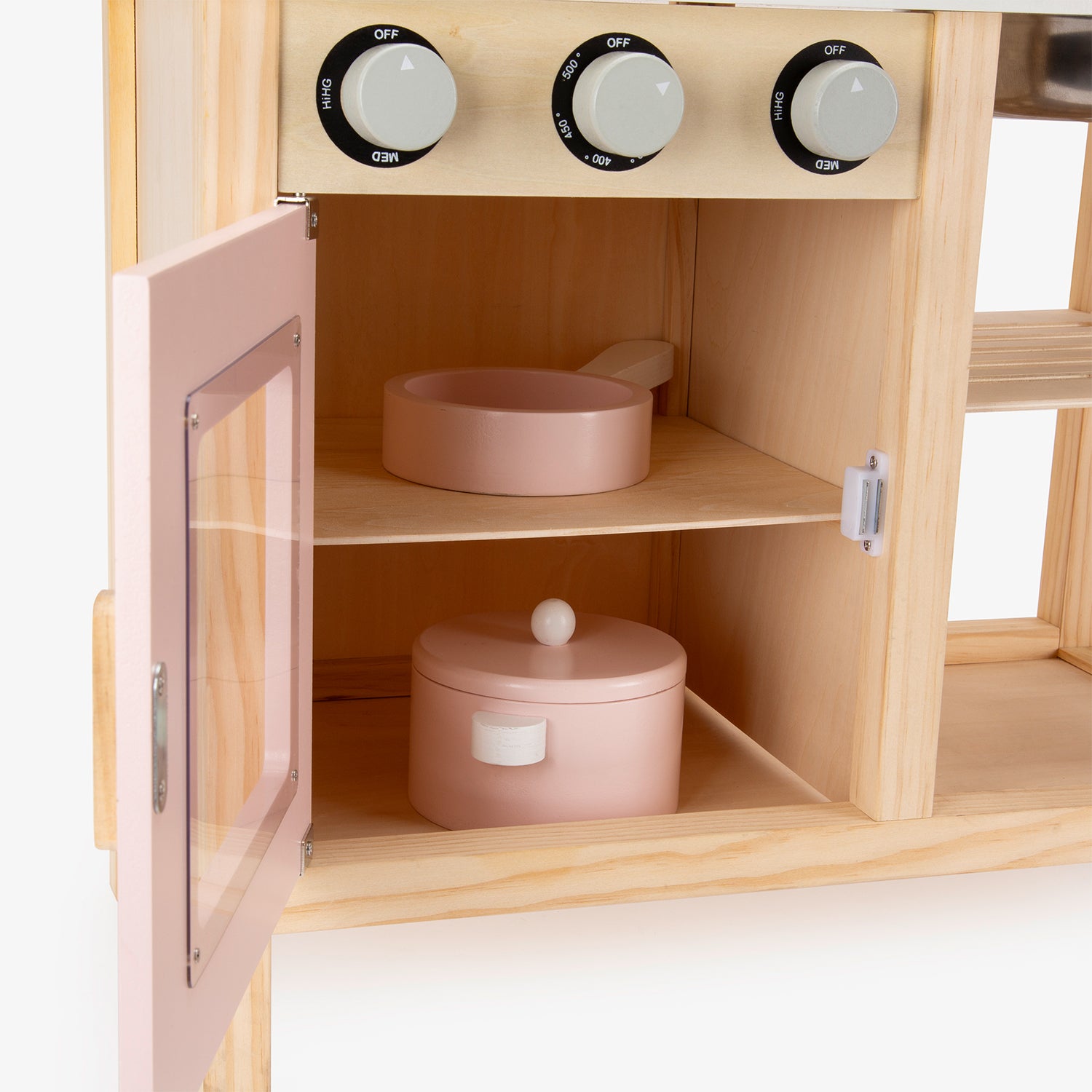 Cocina Infantil de Madera Maia Rosado - Form Design