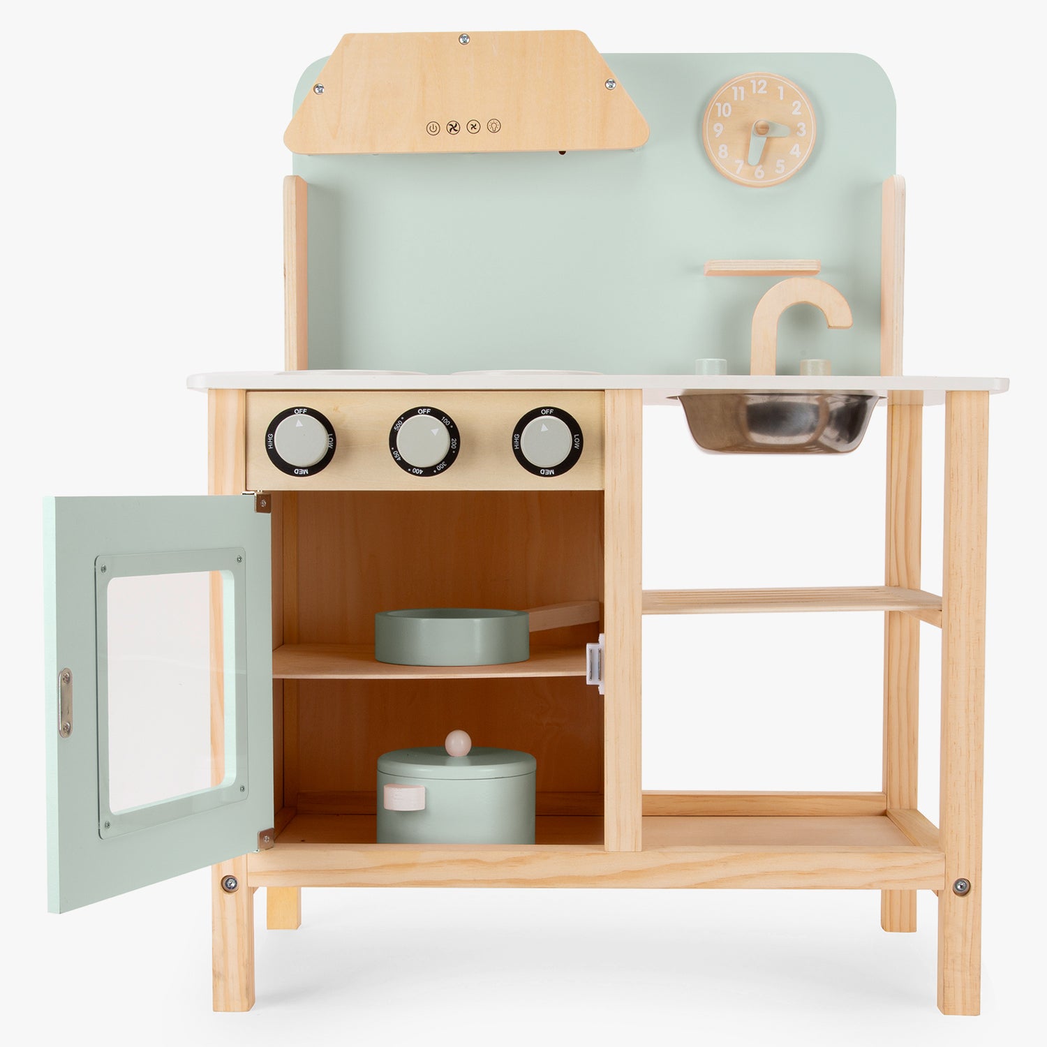 Cocina Infantil de Madera Maia Menta