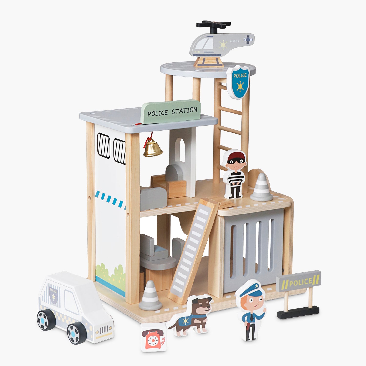 Estación de Policía Infantil Multicolor