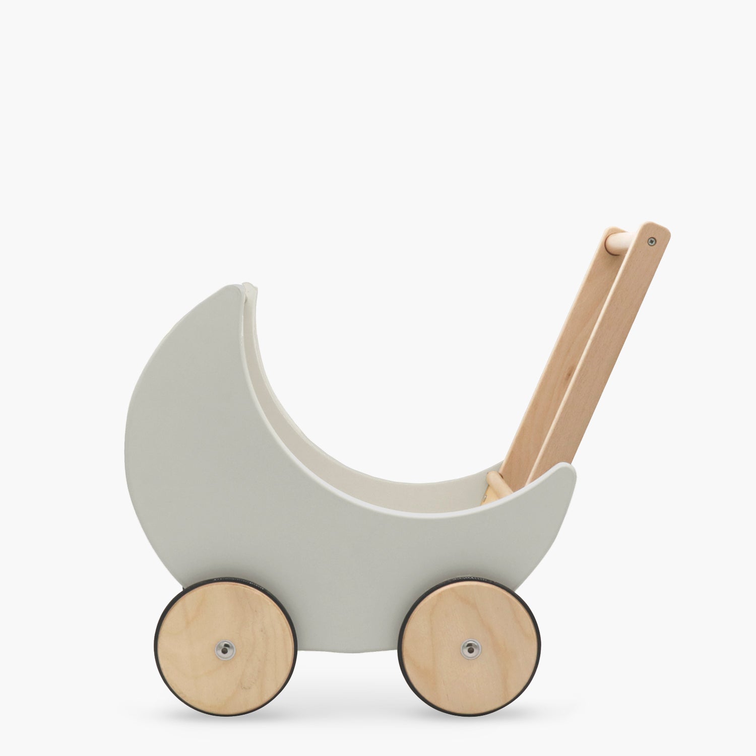 Coche para Muñecas Infantil de madera Samanta Gris claro