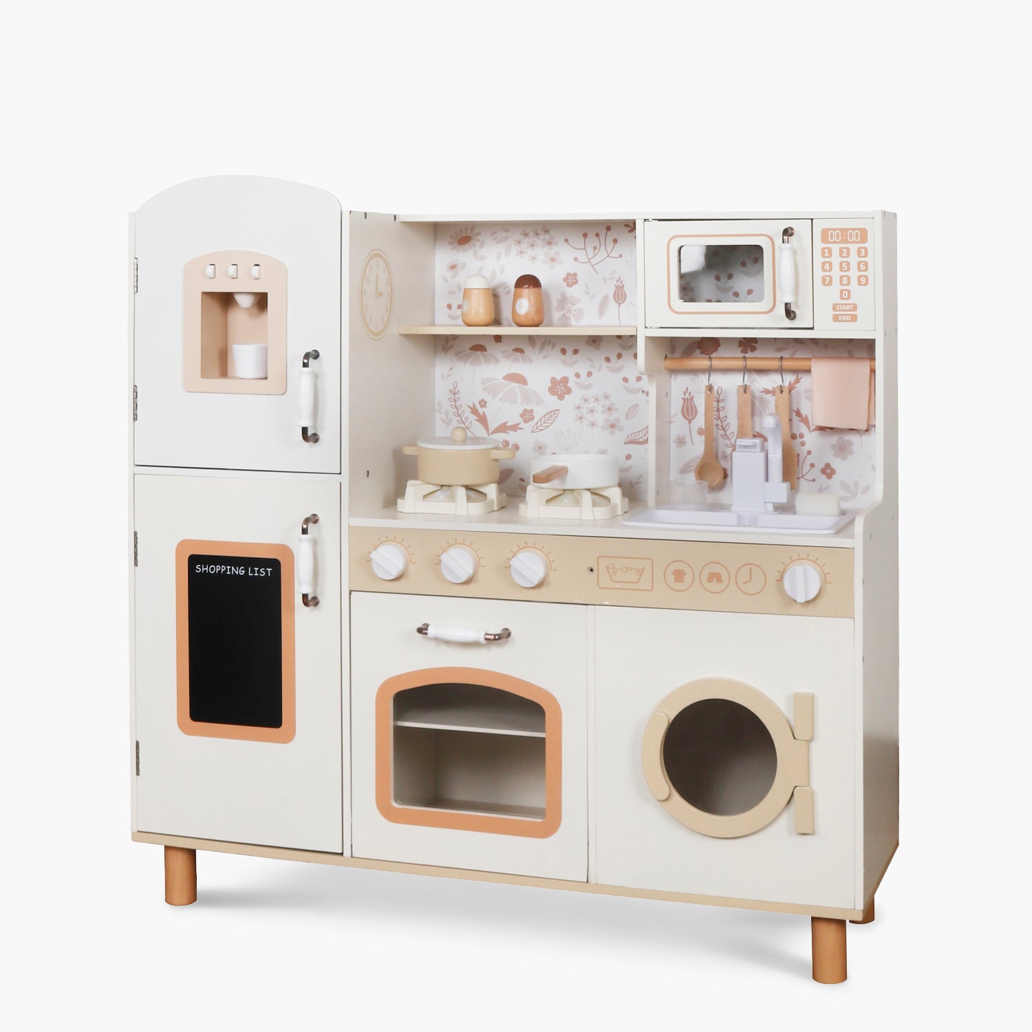 Cocina Infantil de Madera Matilde Crudo