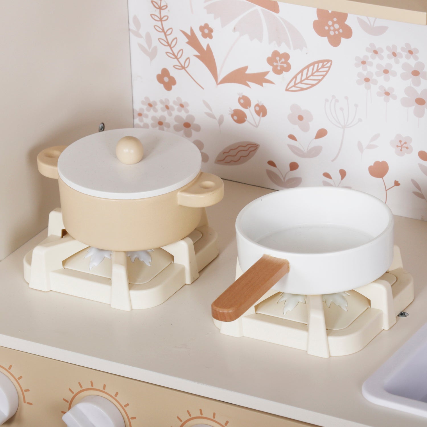 Cocina Infantil de Madera Matilde Crudo