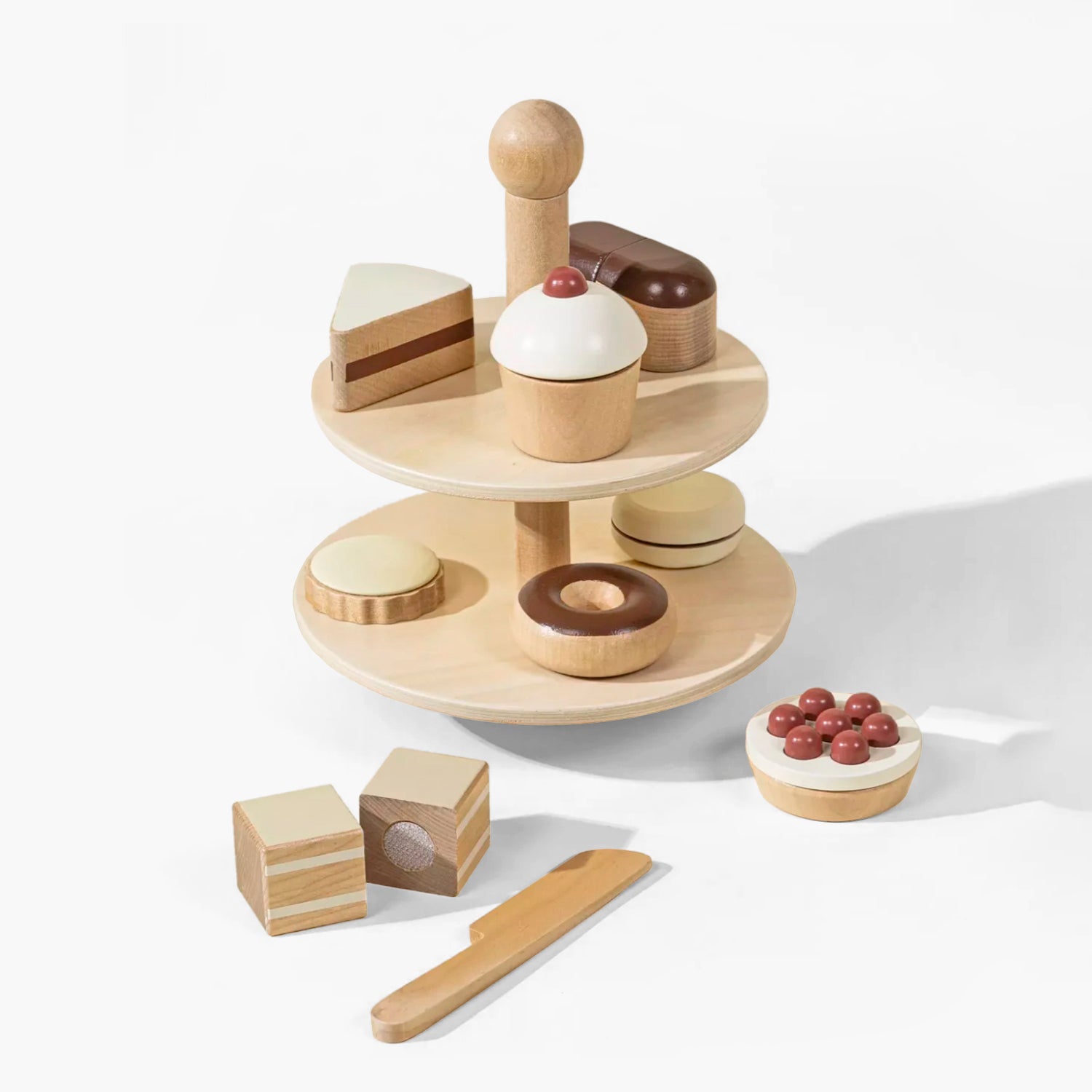 Set de Pasteles Infantil de Madera Multicolor - Form Design