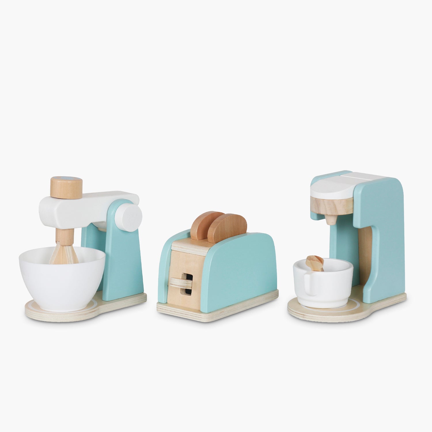 Set de Electrodomésticos Infantiles de Madera Sabrina Turquesa - Form Design