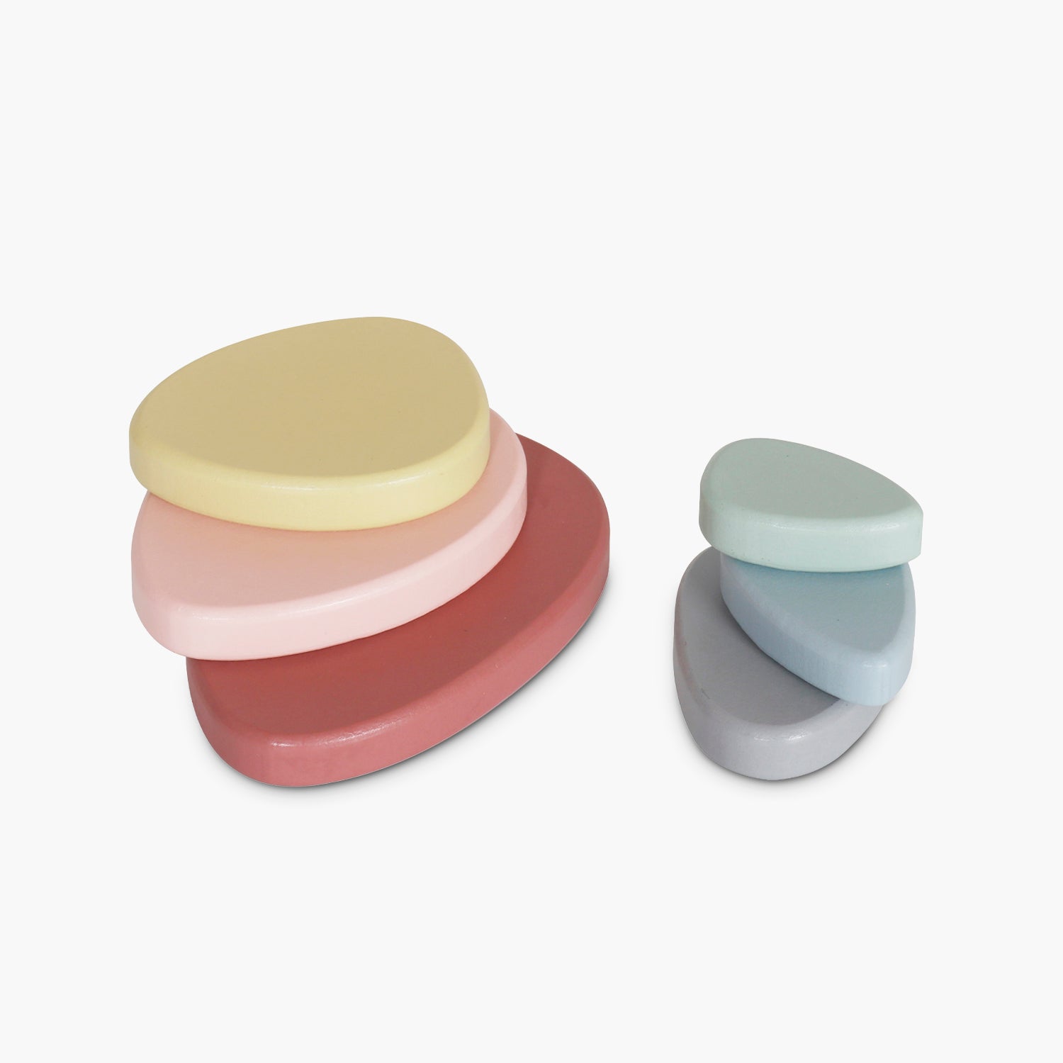 Figuras Apilables Infantil de Madera Rosado